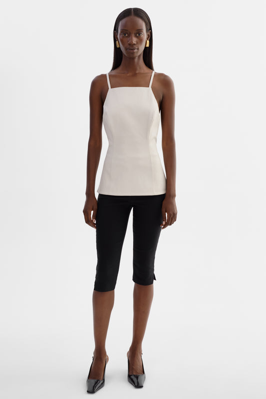 ILONA | Leather Hourglass Top