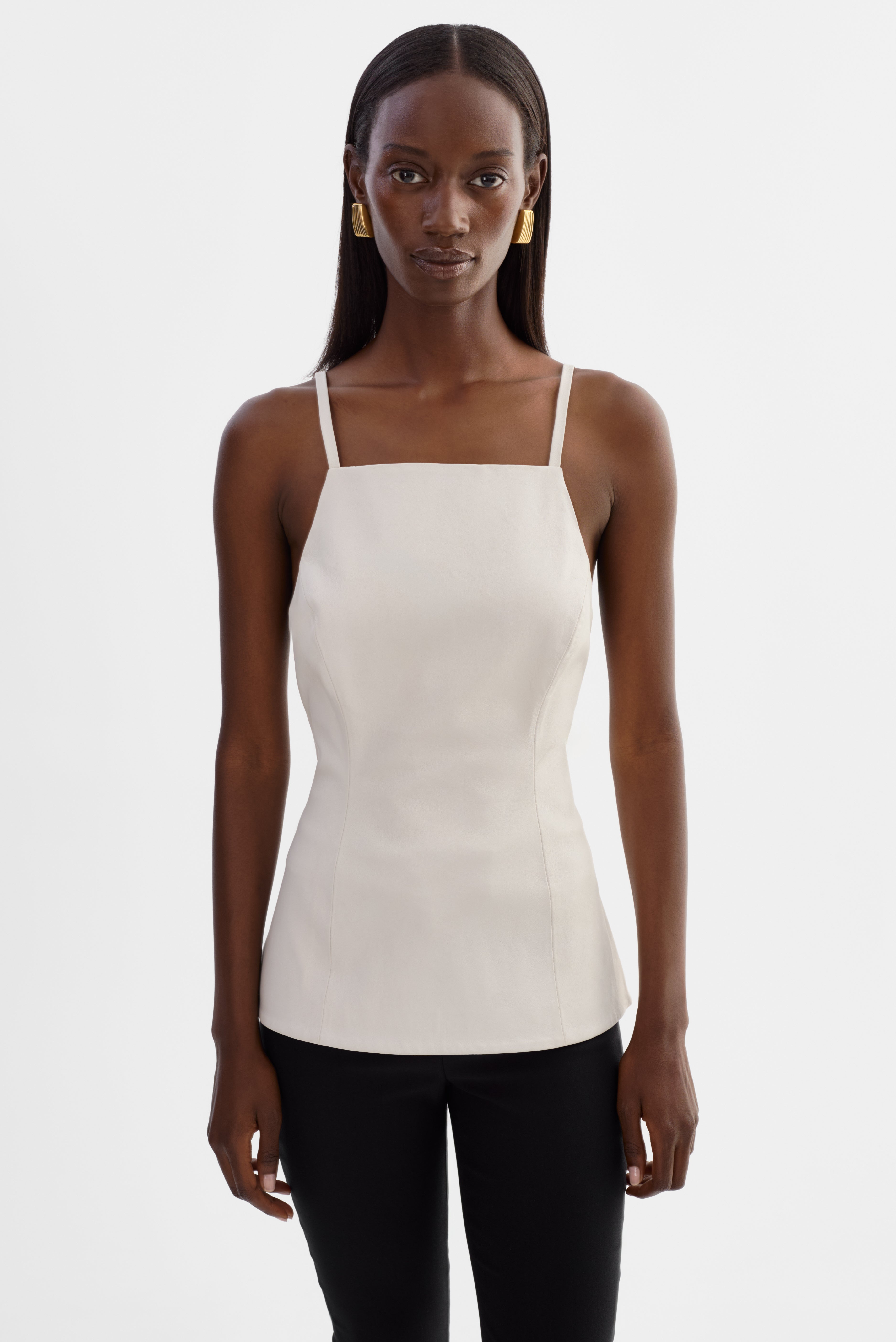 ILONA | Leather Hourglass Top
