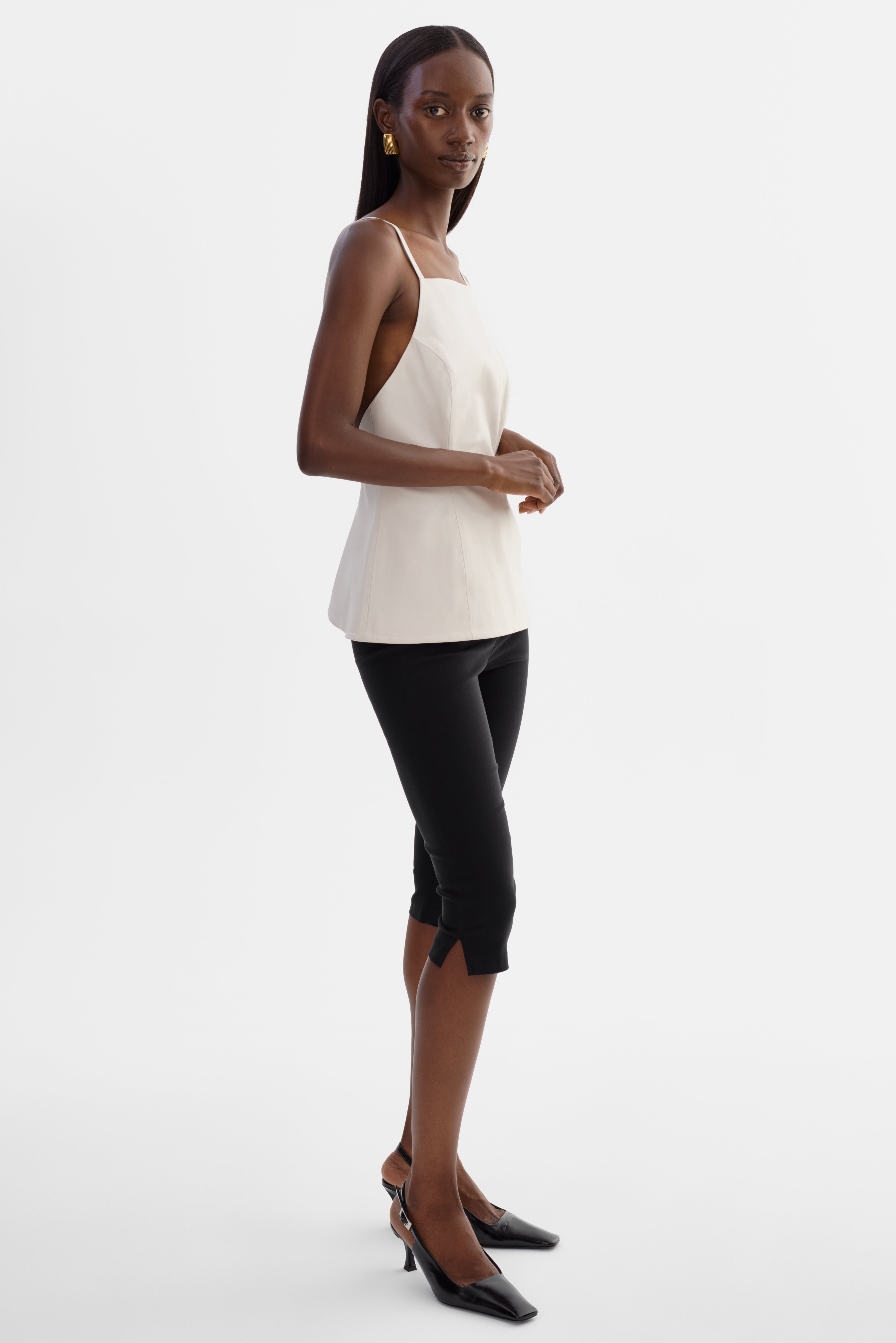 ILONA | Leather Hourglass Top