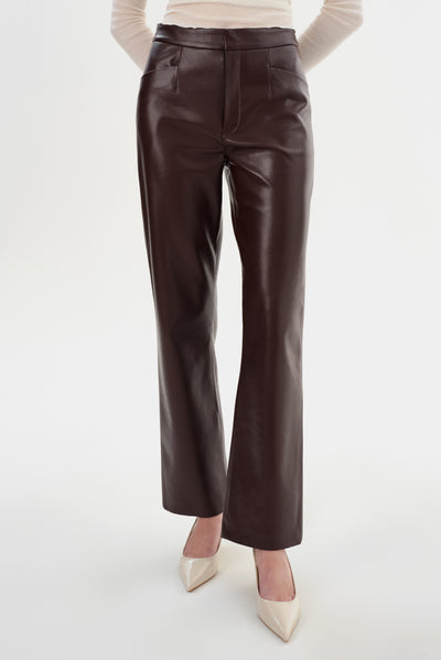IMANI | Recycled Leather Trousers