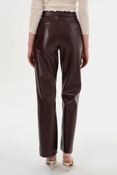 IMANI | Recycled Leather Trousers