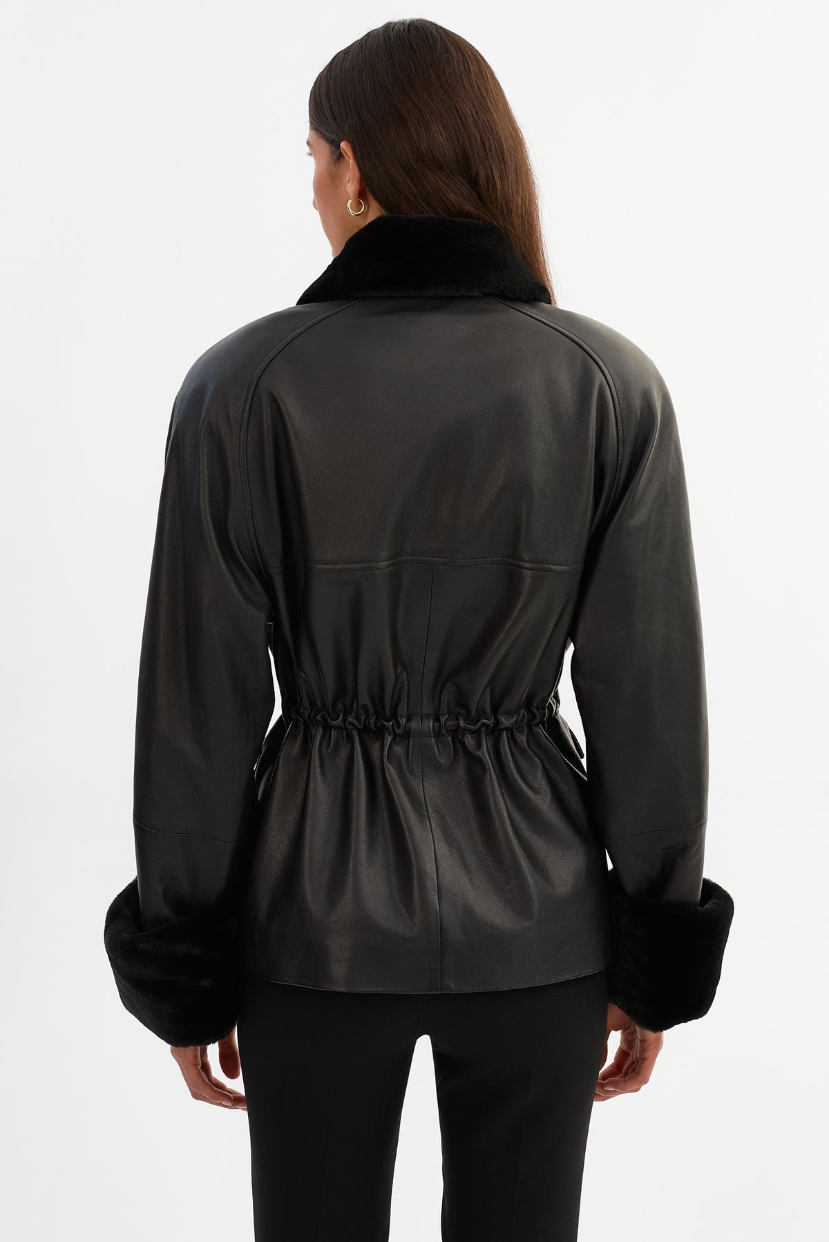 TAYLA | Leather Anorak