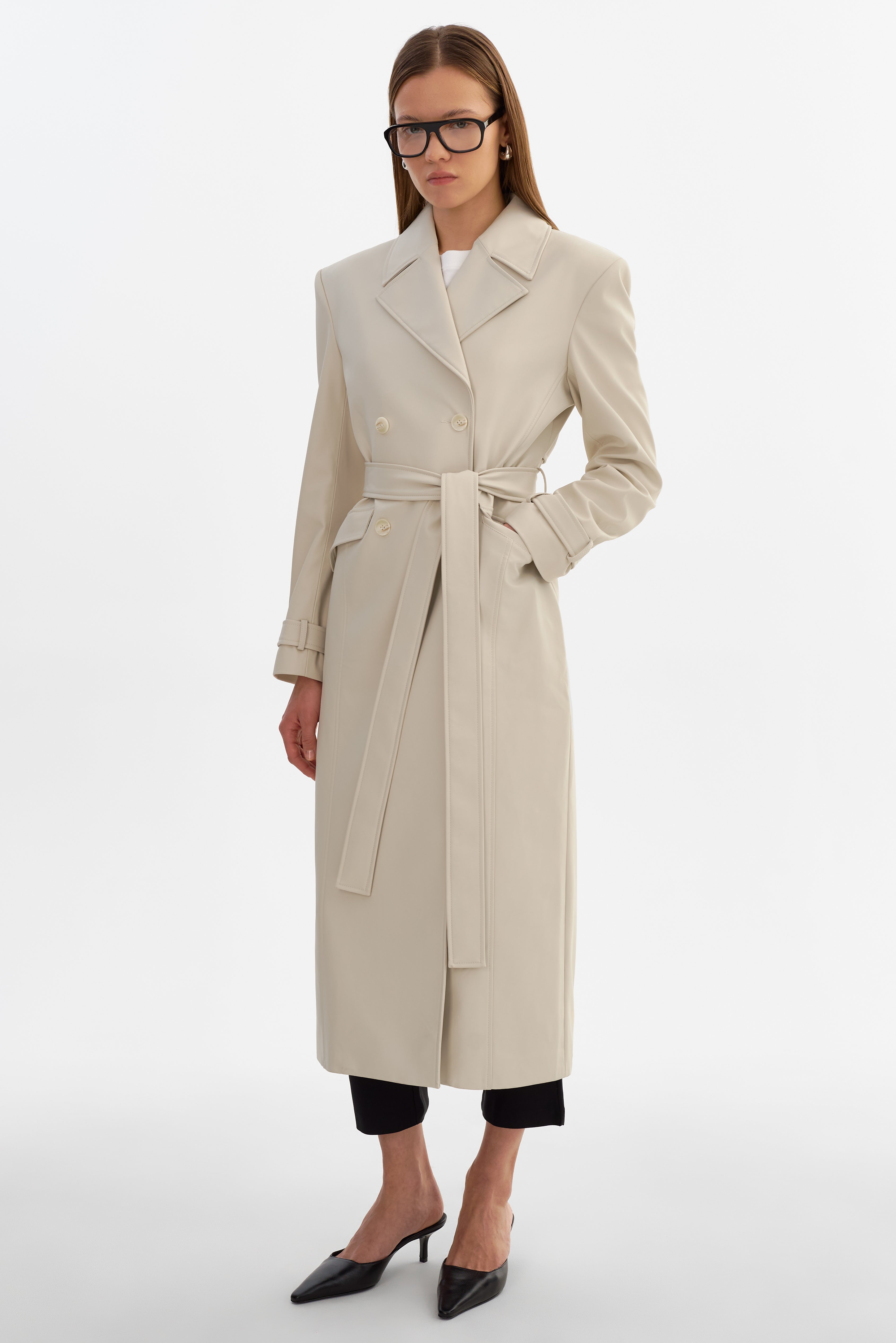 IOLANTHE | Trench en similicuir