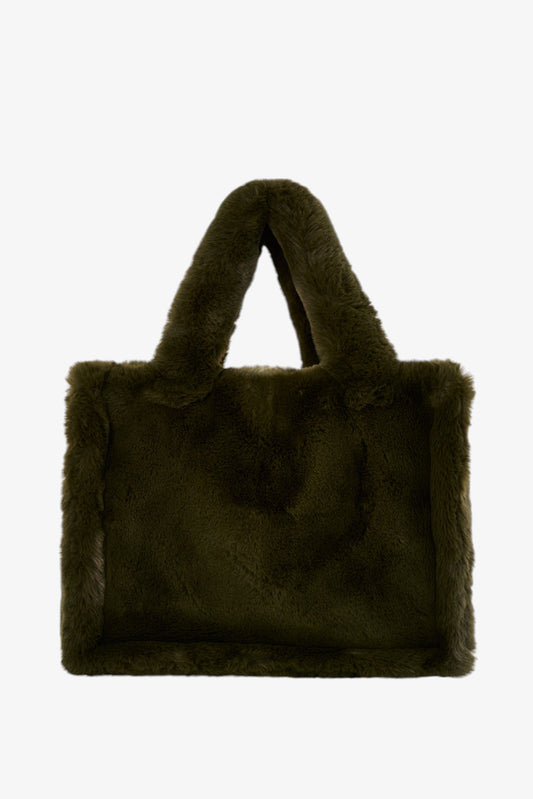 JADE | Sac fourre-tout en fausse fourrure 