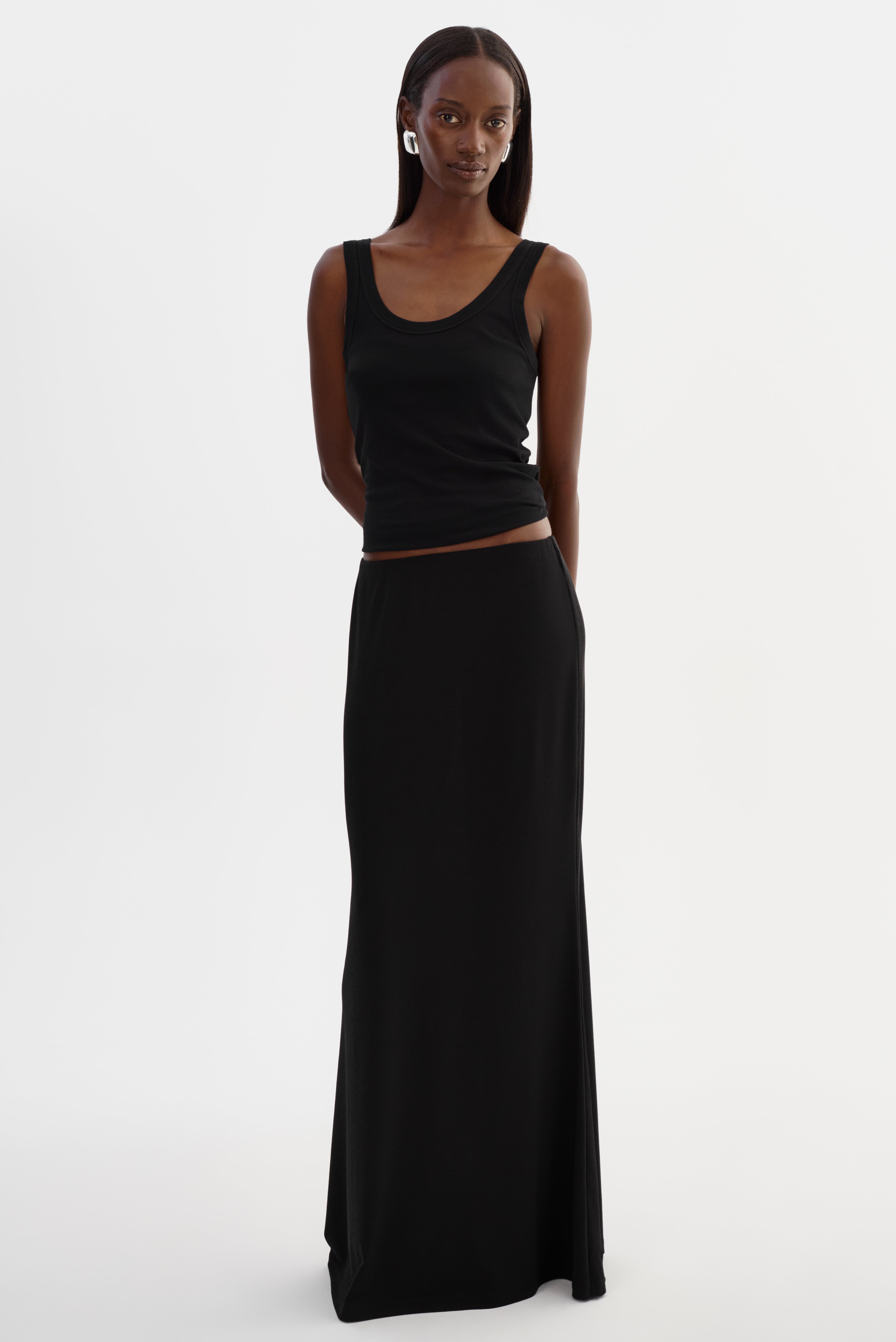 JAZMIN | Jupe longue en maille