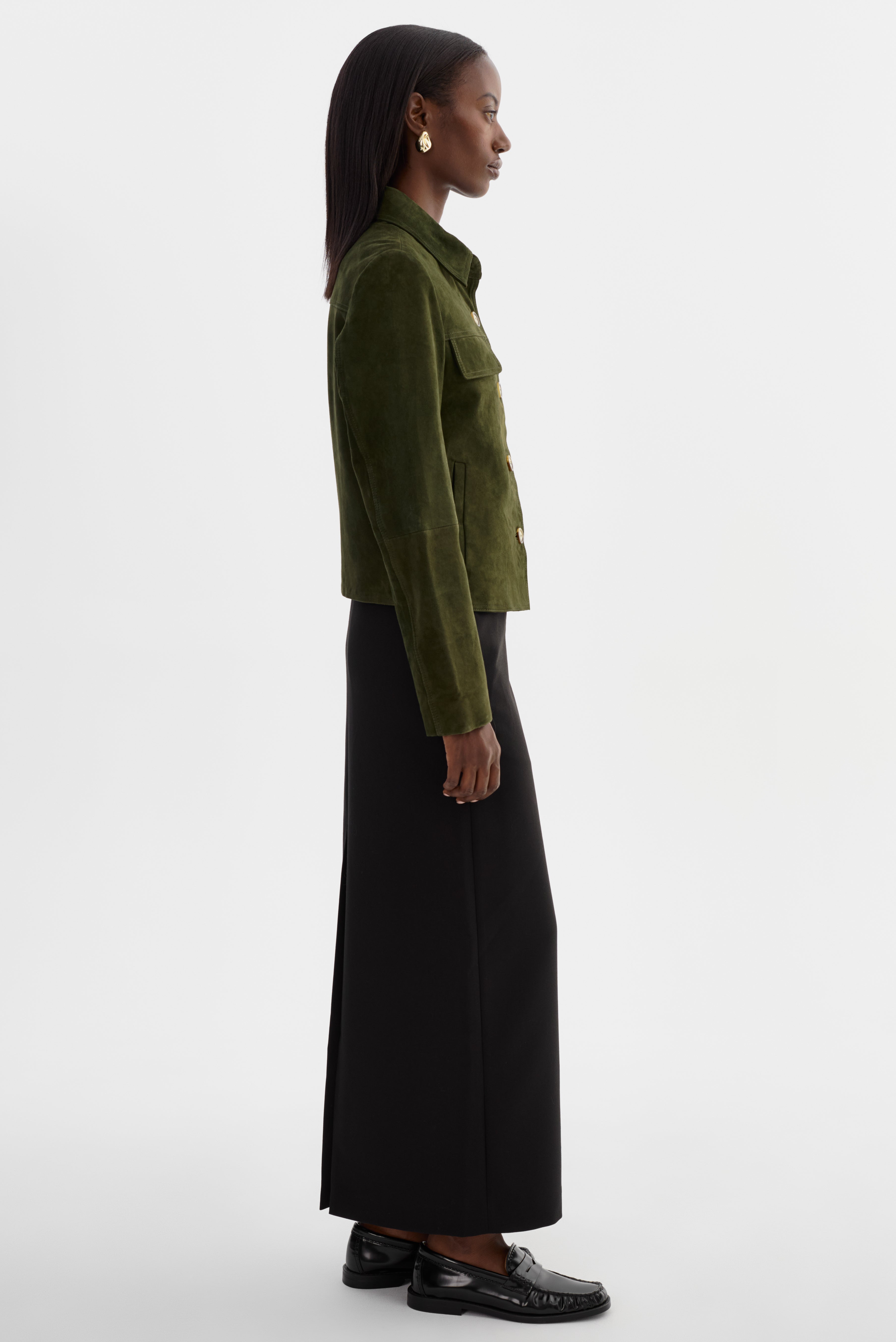 JOLENE | Veste en suède