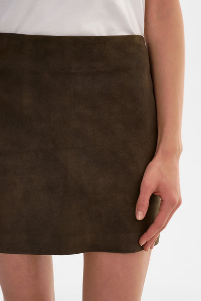 JORDEN | Suede Mini Skirt