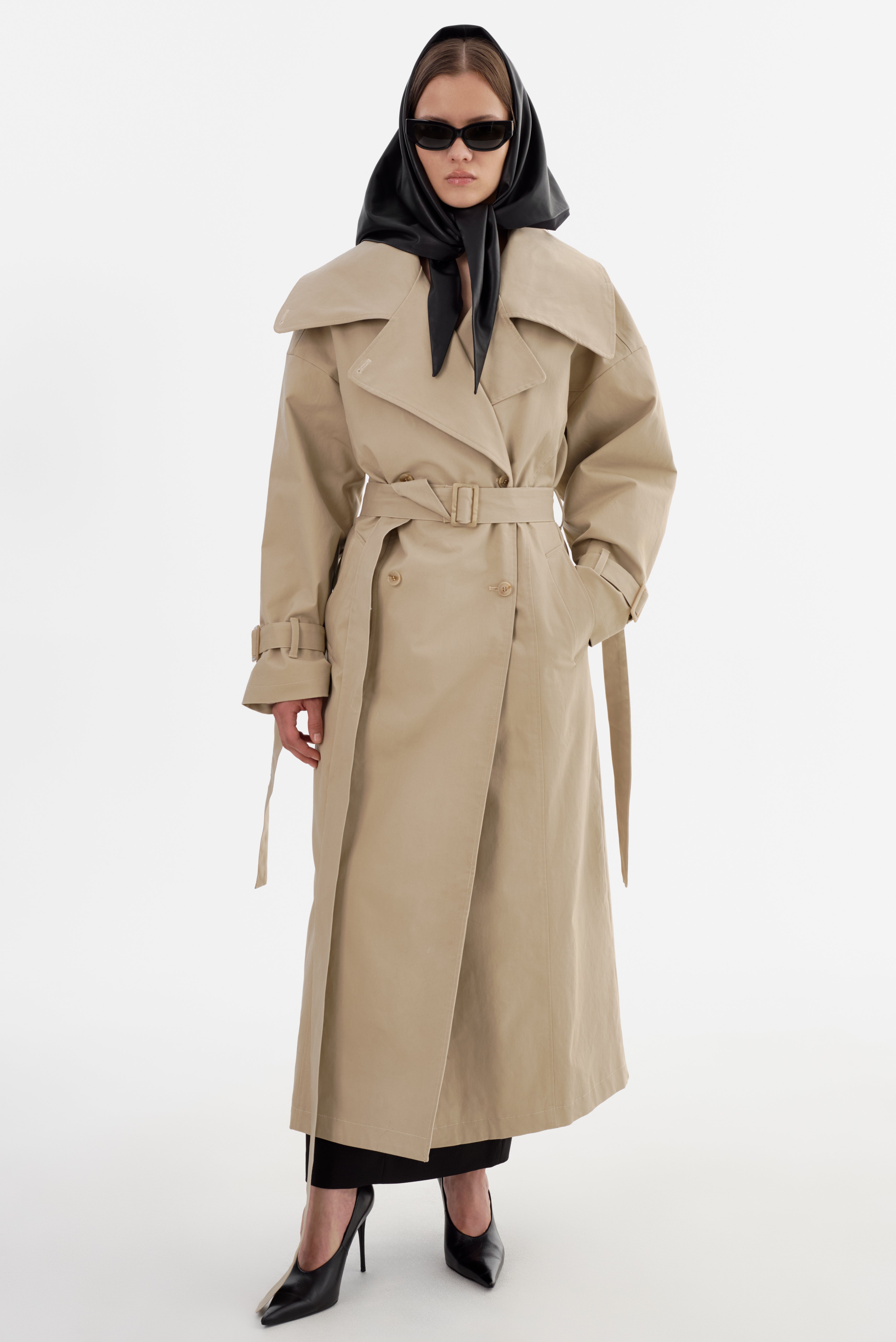 ADA | Faux Leather Scarf