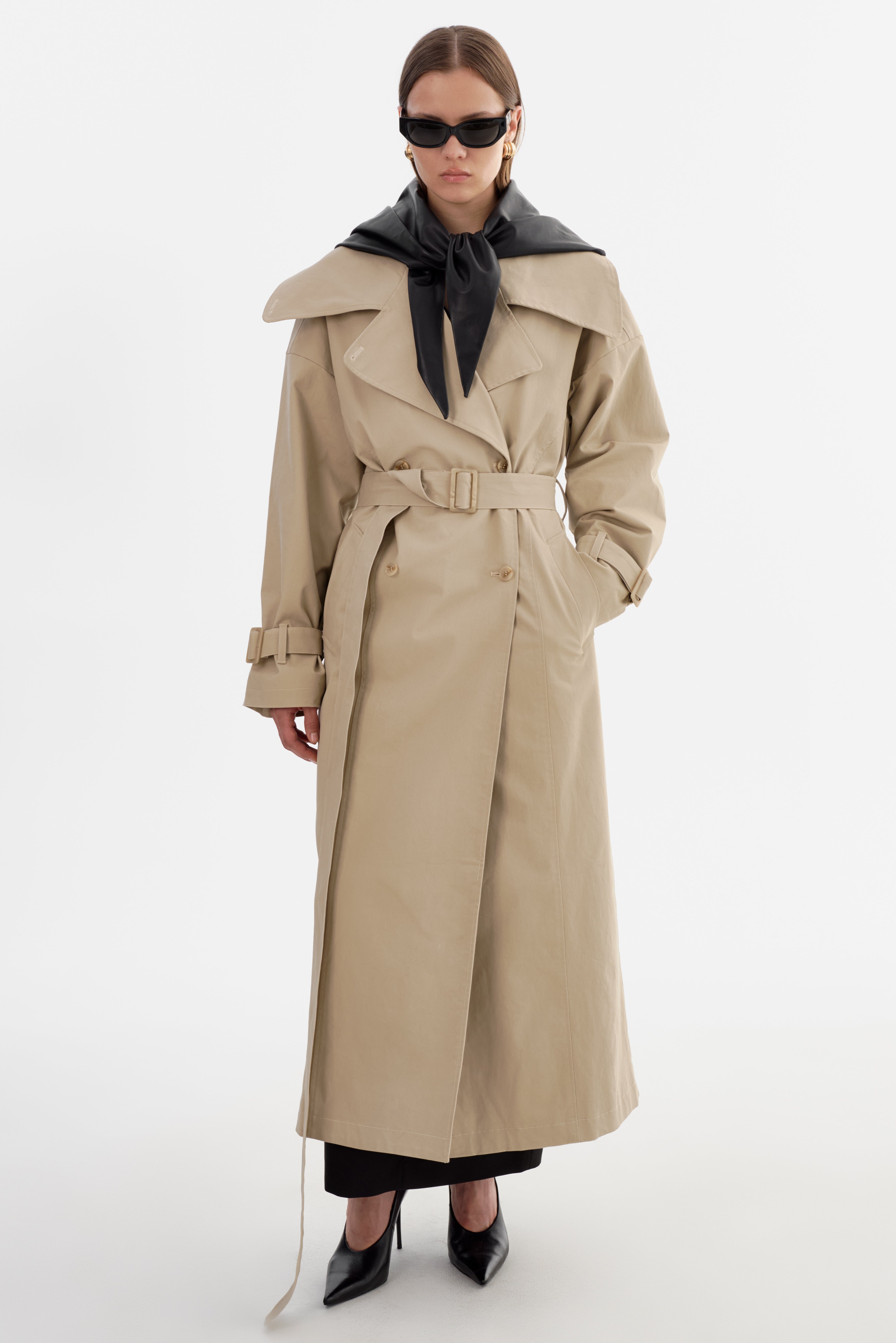 ADA | Faux Leather Scarf