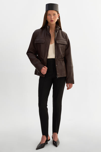 JULES | Leather Anorak Jacket