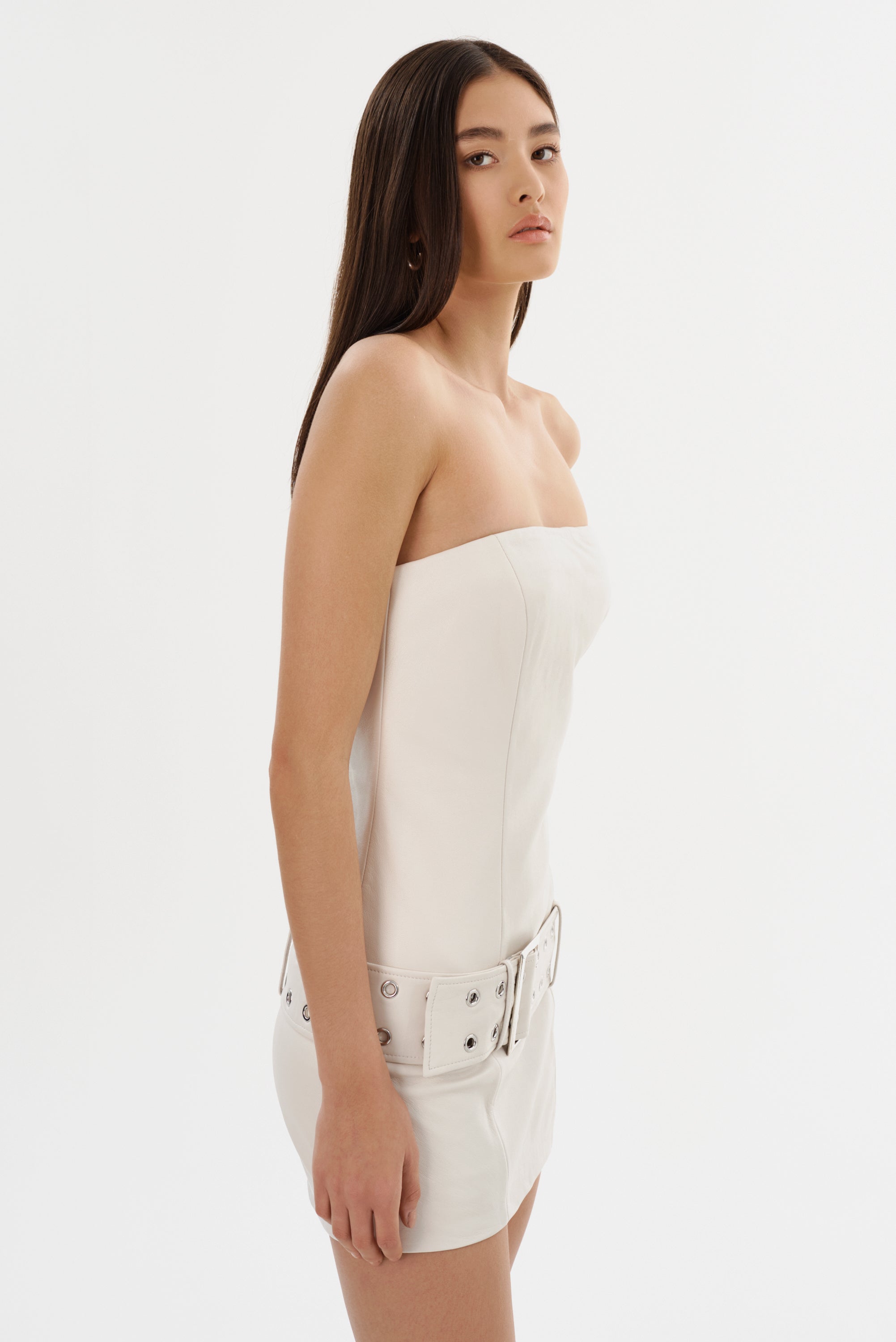 KALINA | Leather Mini Dress