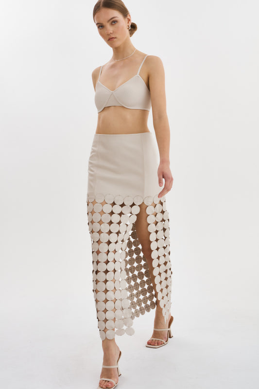 KALI | Multi-Circle Maxi Skirt