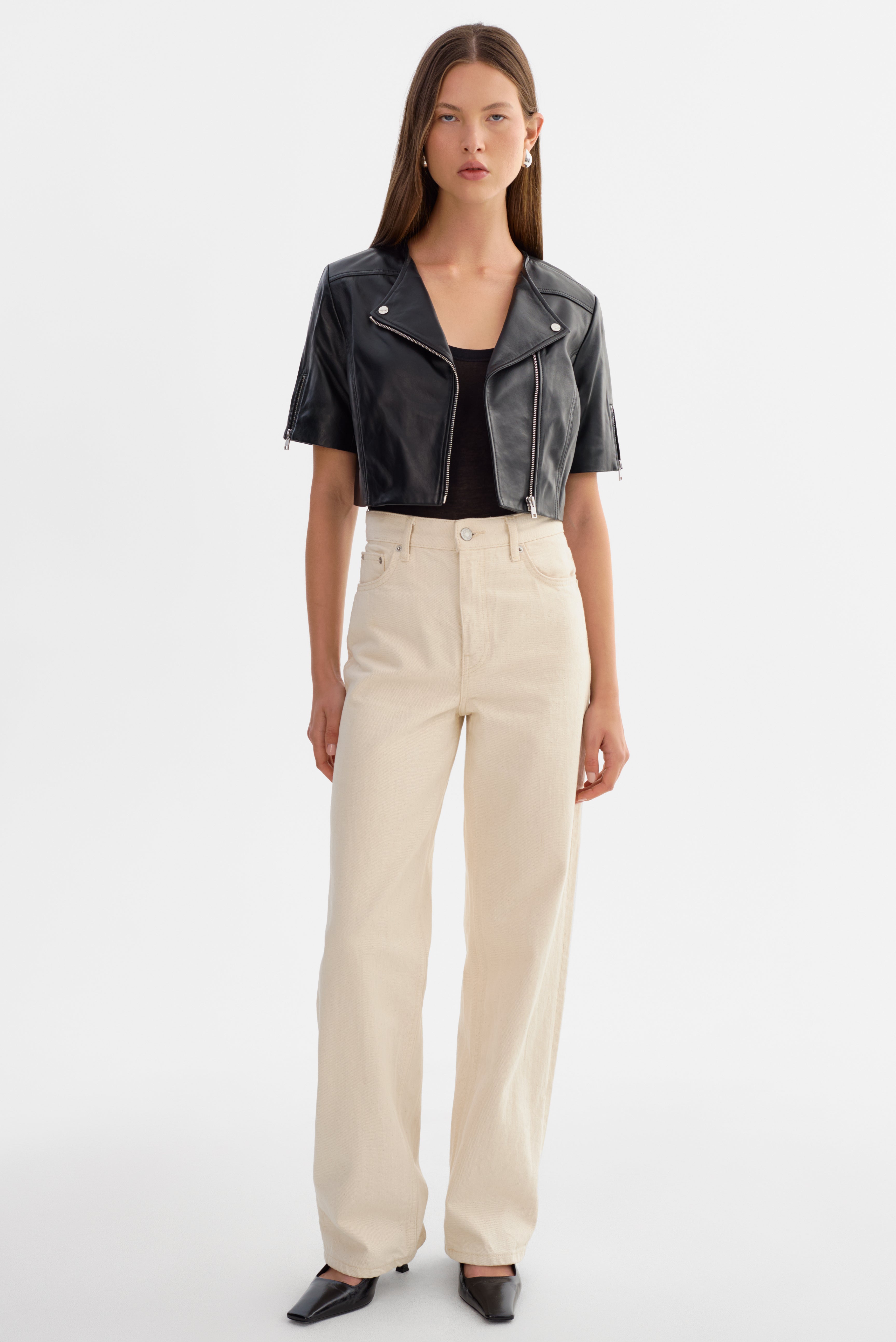 KIRSI | Blouson Biker en Cuir