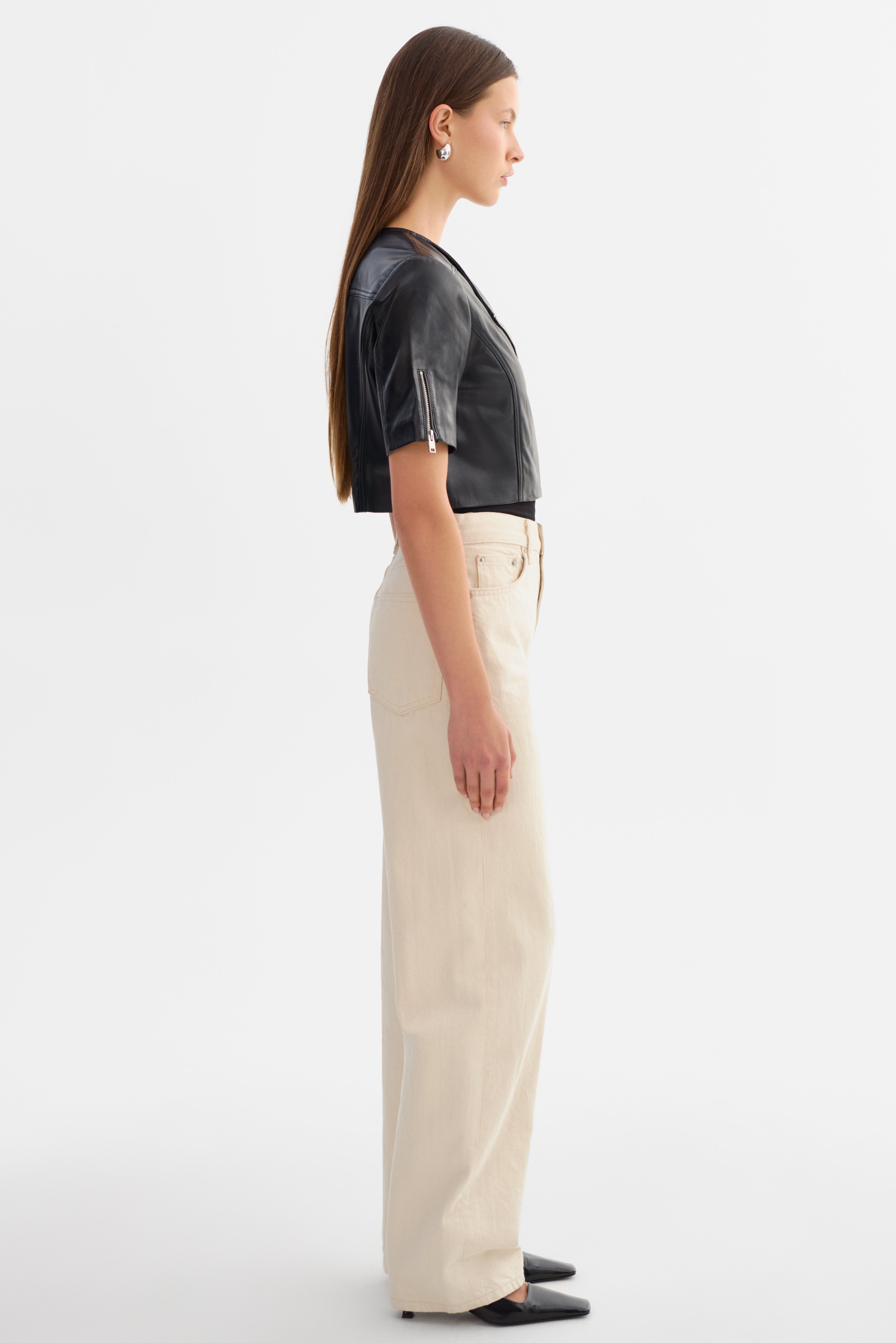 KIRSI | Blouson Biker en Cuir