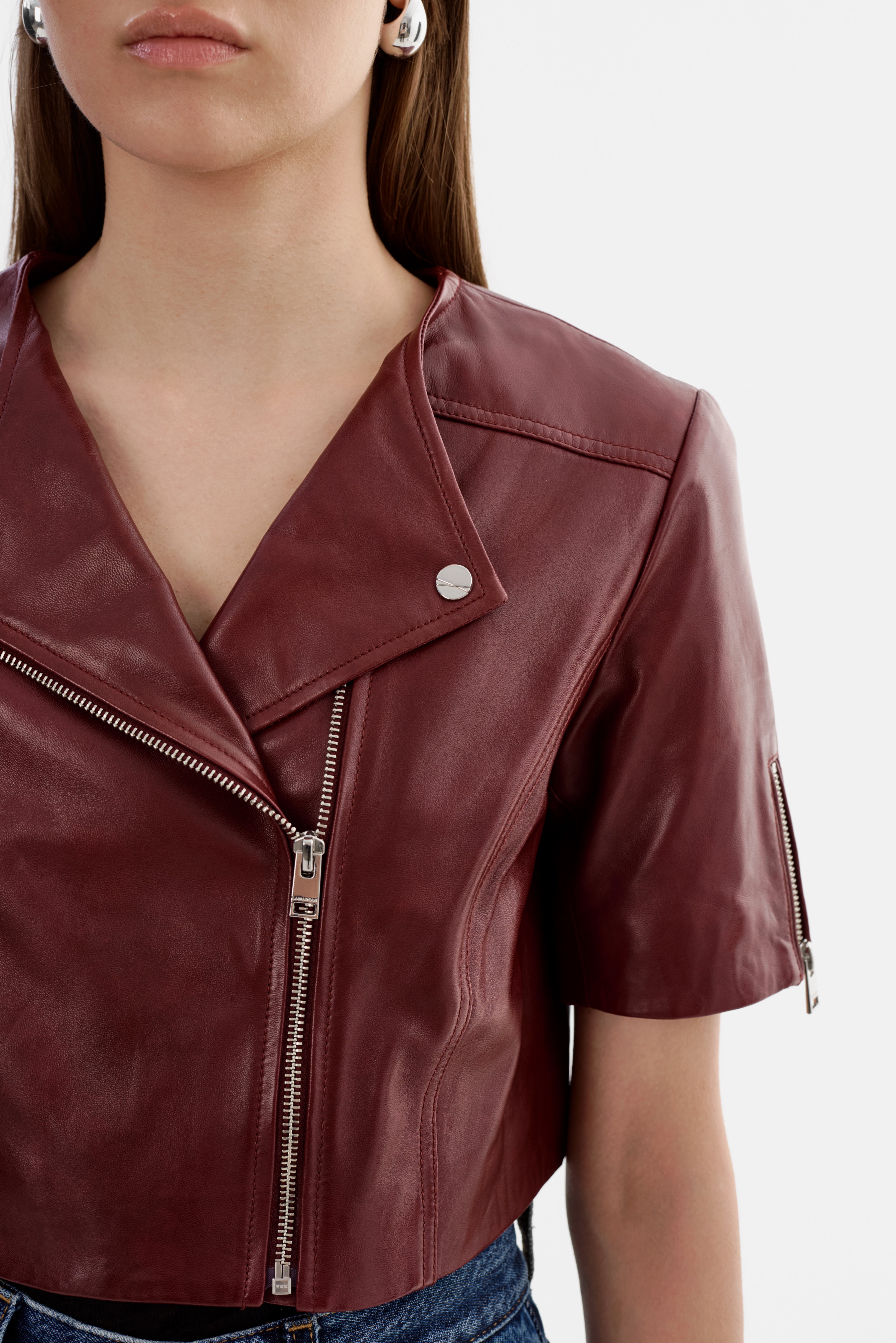 KIRSI | Cropped Biker Jacket