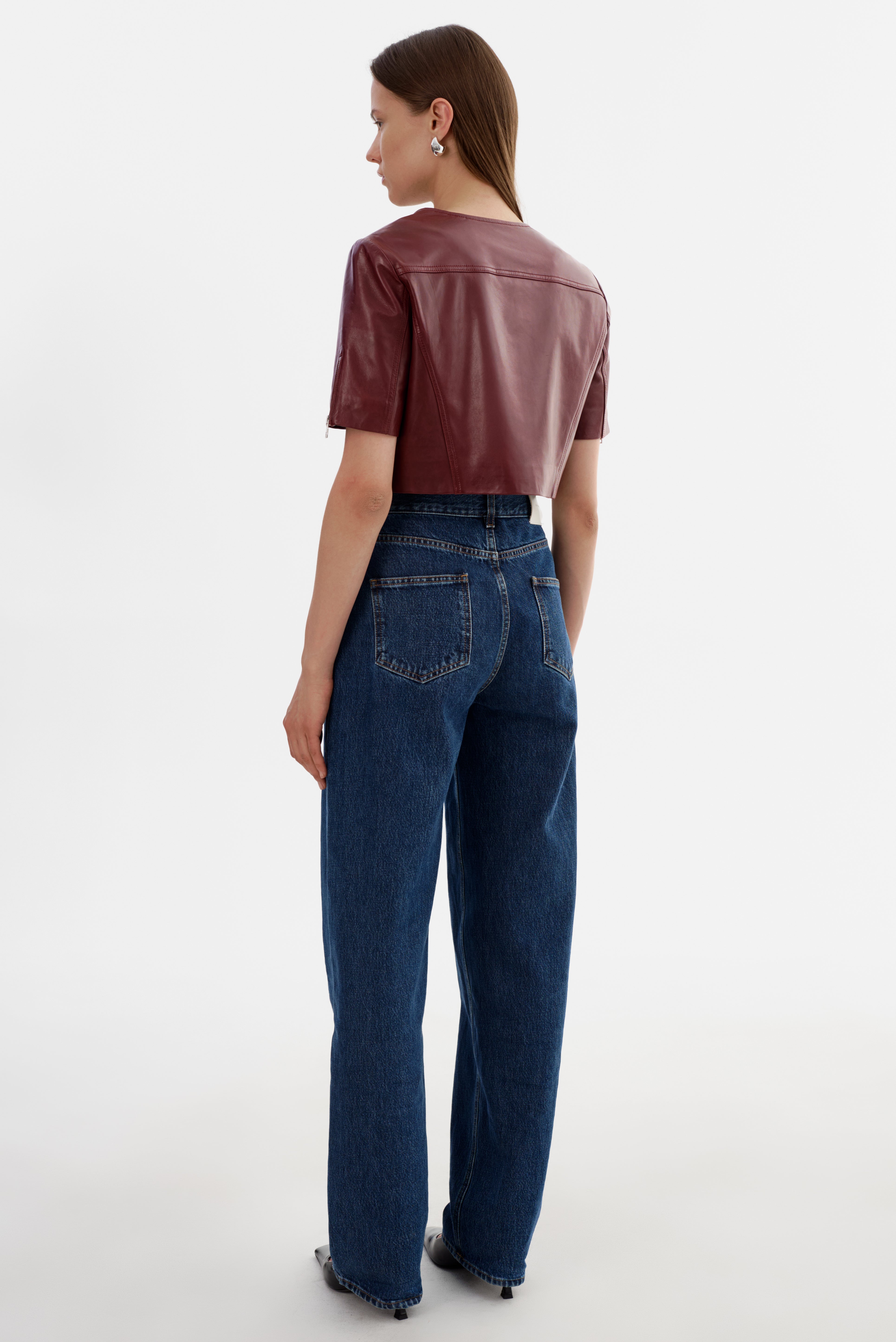 KIRSI | Cropped Biker Jacket