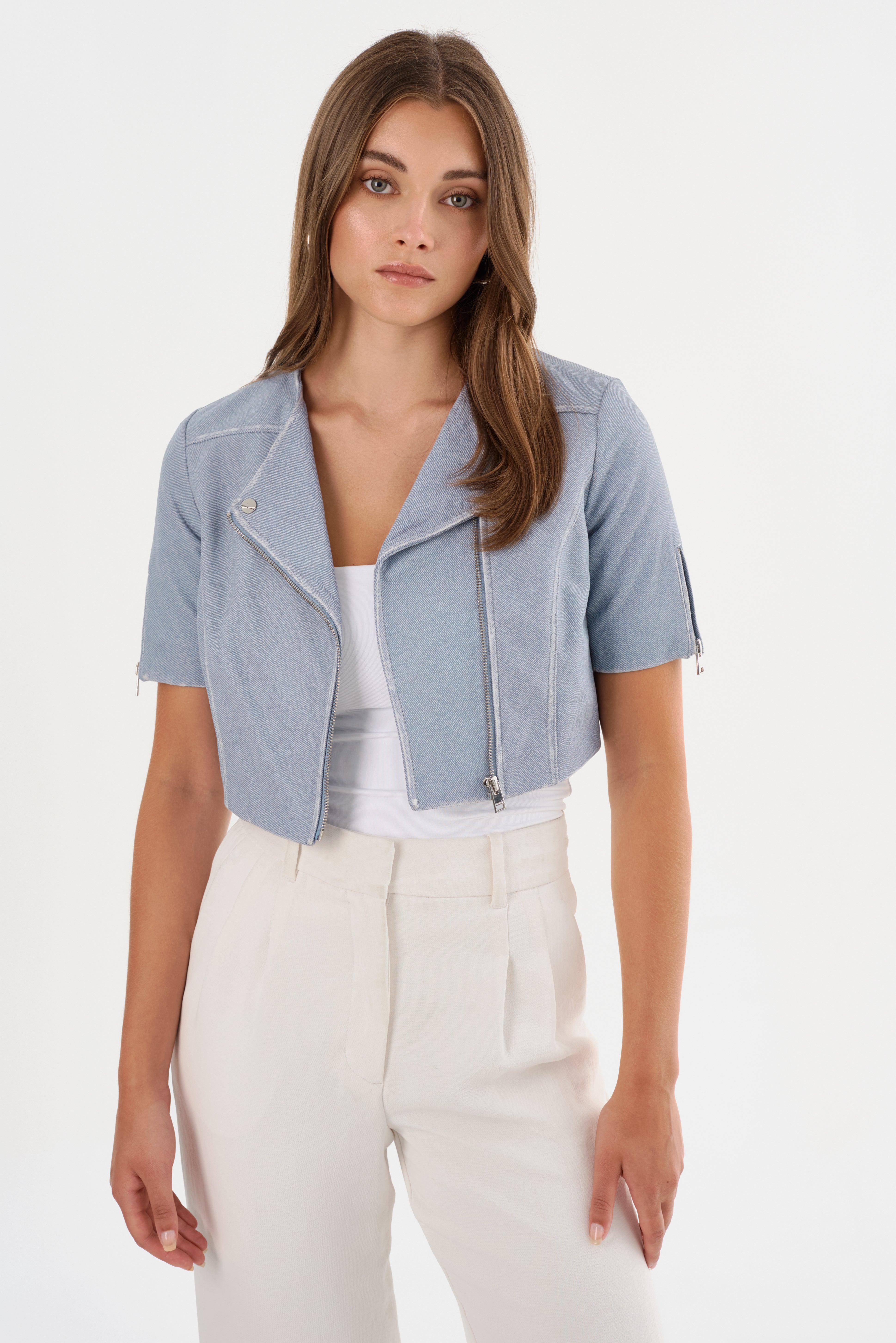 KIRSI | Blouson Biker en Cuir