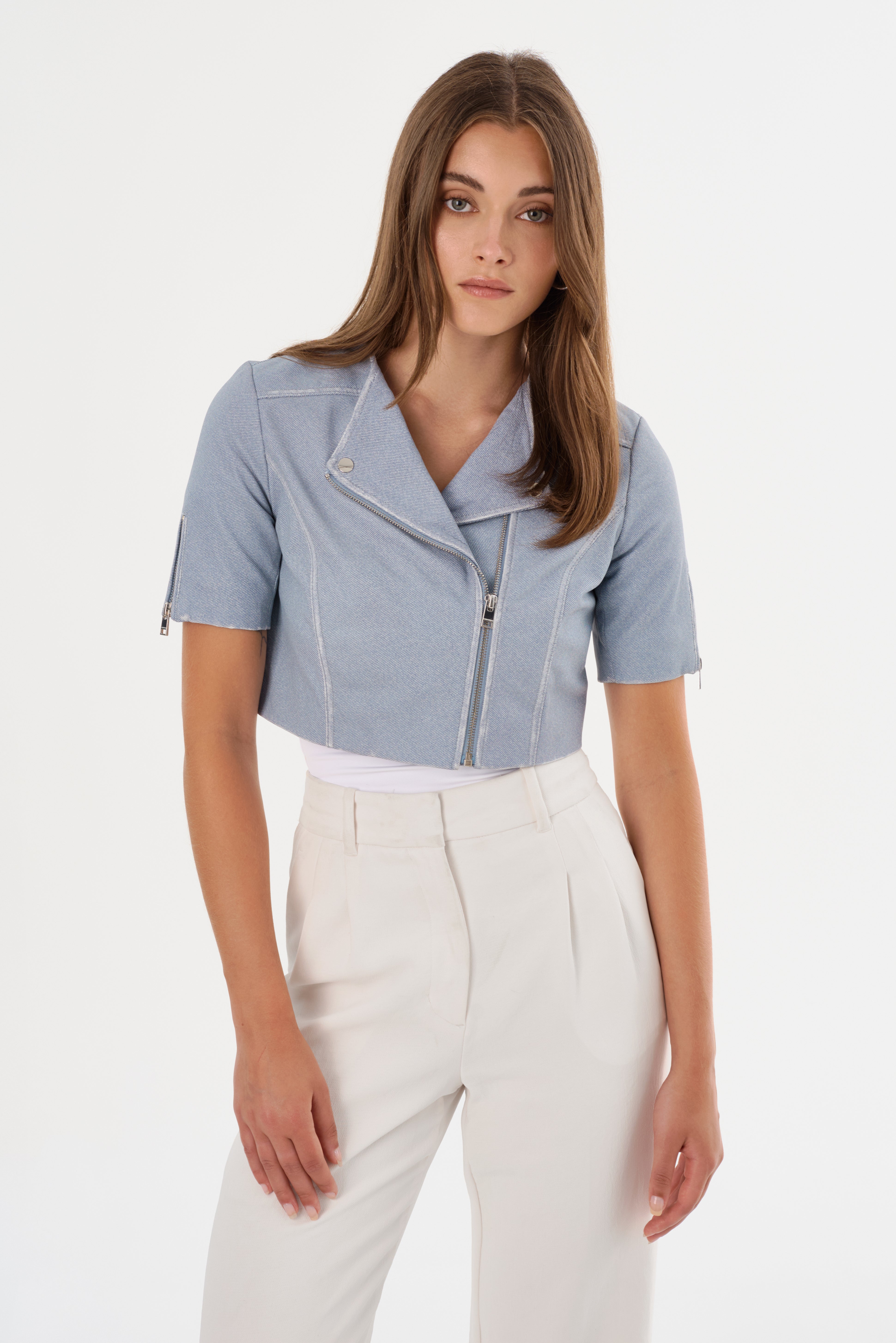 KIRSI | Blouson Biker en Cuir