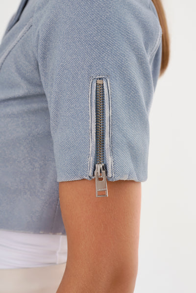KIRSI | Cropped Biker Jacket