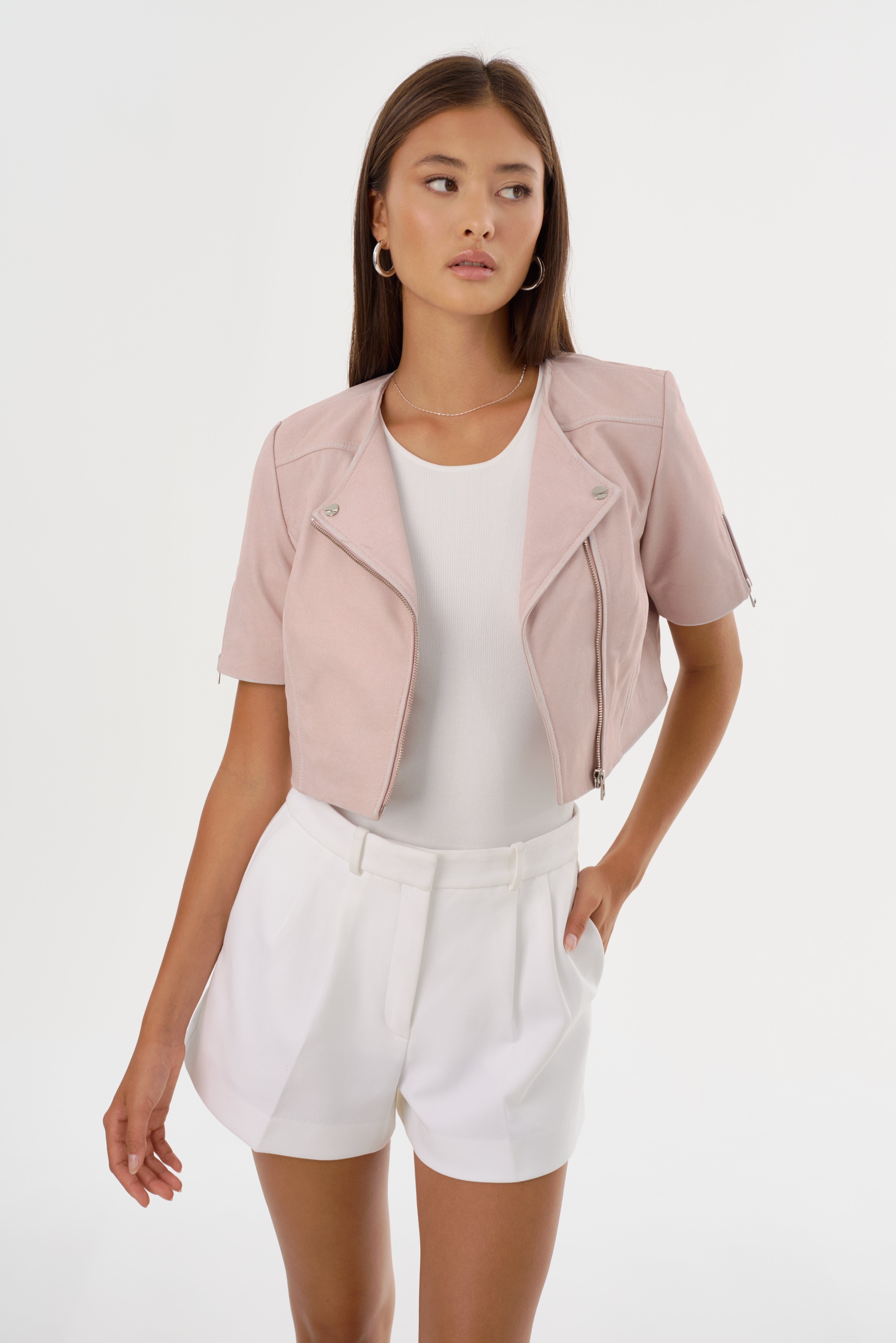 KIRSI | Blouson Biker en Cuir