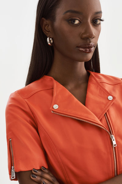 KIRSI | Cropped Biker Jacket