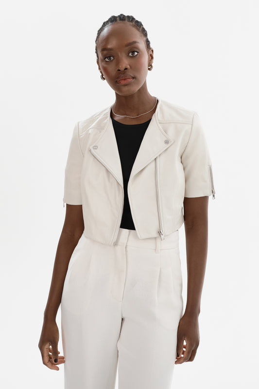 KIRSI | Veste motard courte