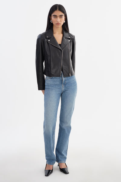 KLEA | Recycled Leather Biker Jacket