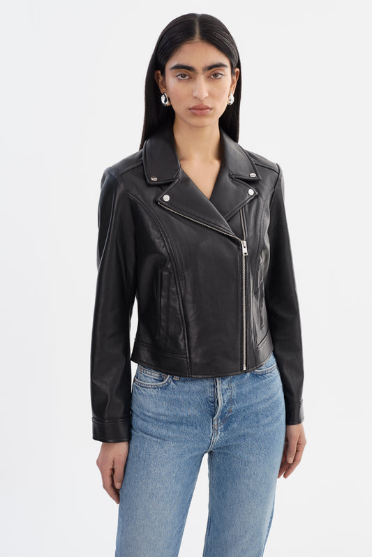 KLEA | Recycled Leather Biker Jacket