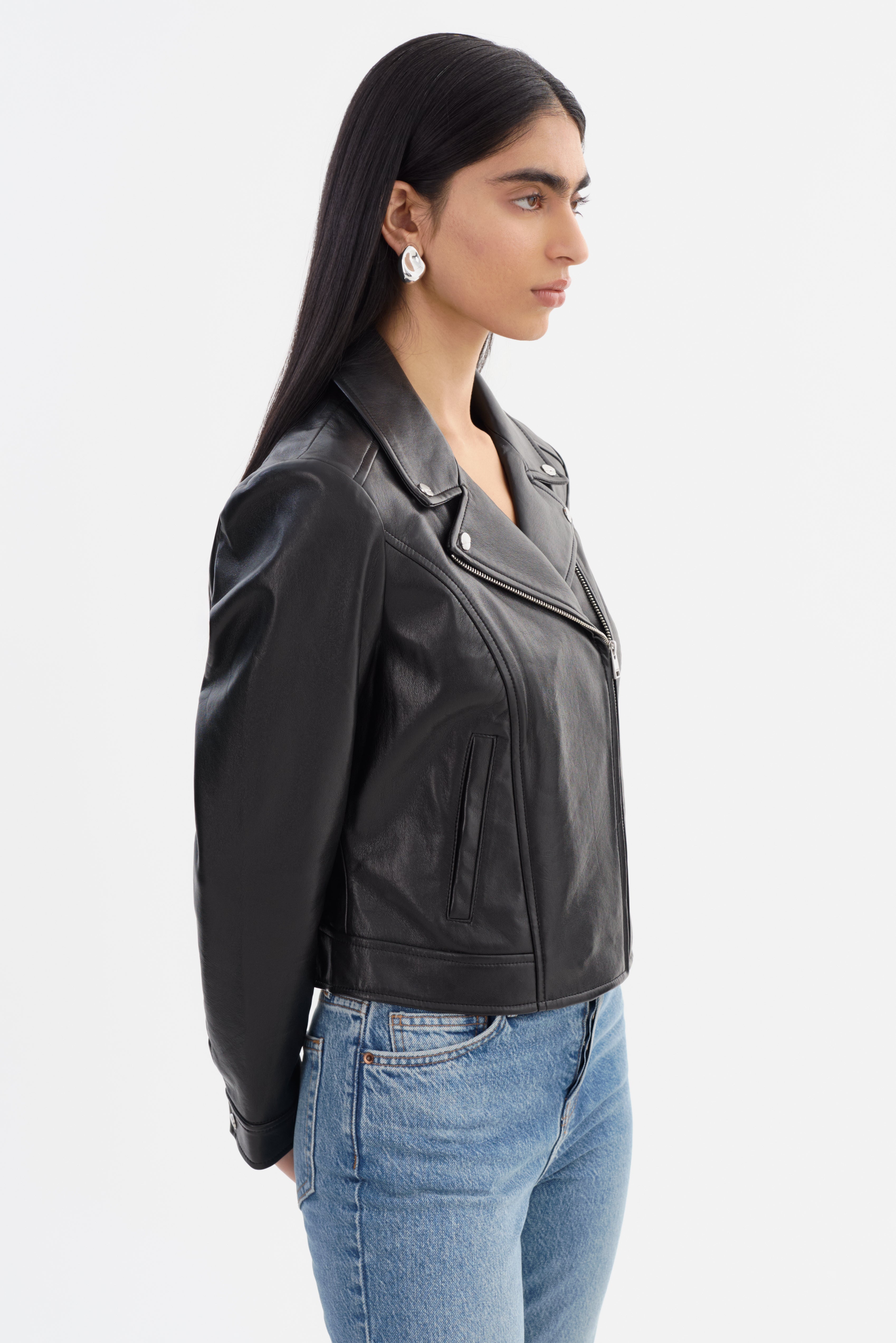KLEA | Recycled Leather Biker Jacket