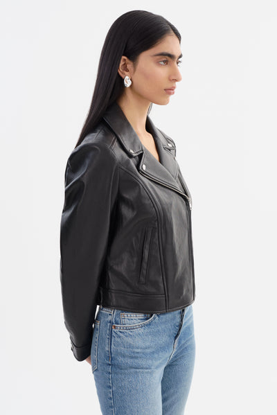 KLEA | Recycled Leather Biker Jacket