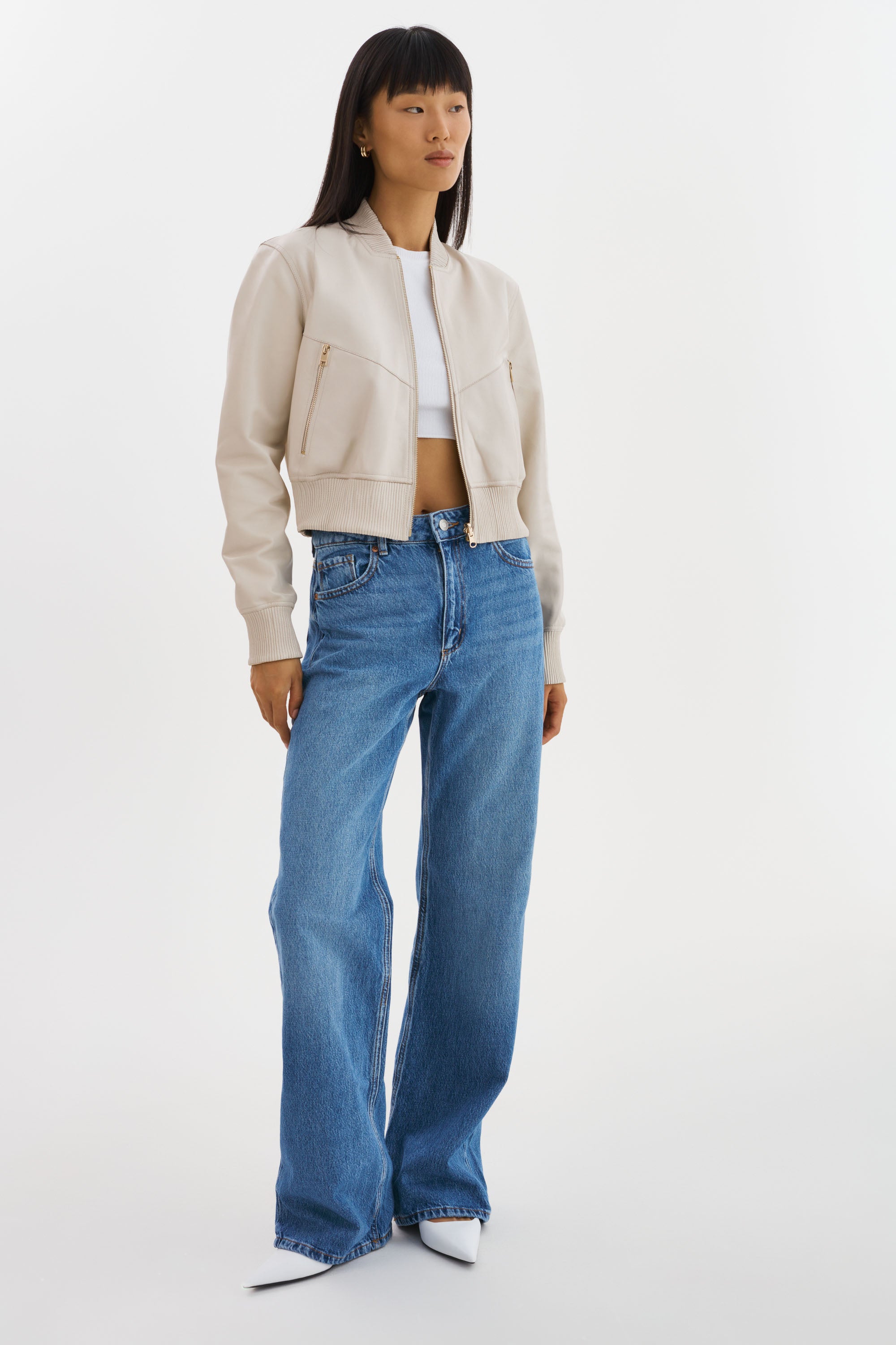KORDELLA | Bomber en cuir réversible