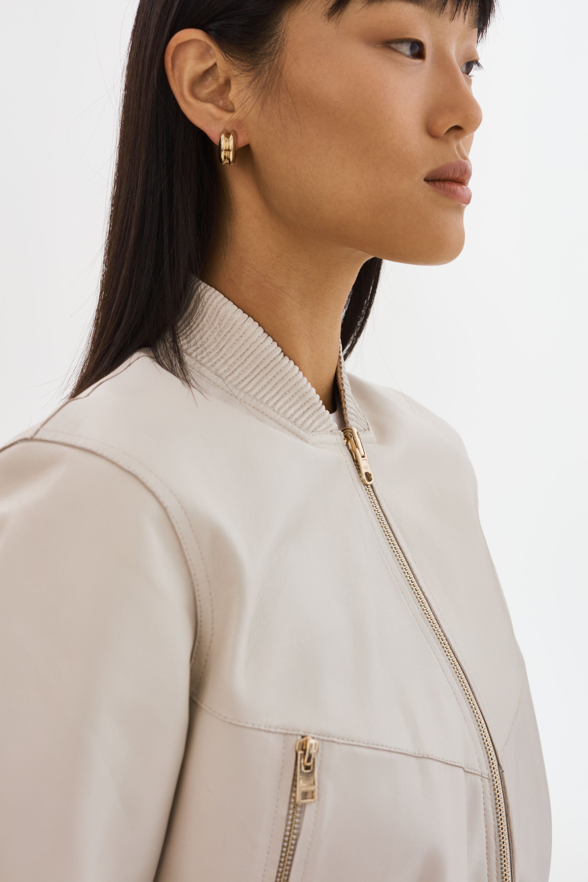 KORDELLA | Bomber en cuir réversible
