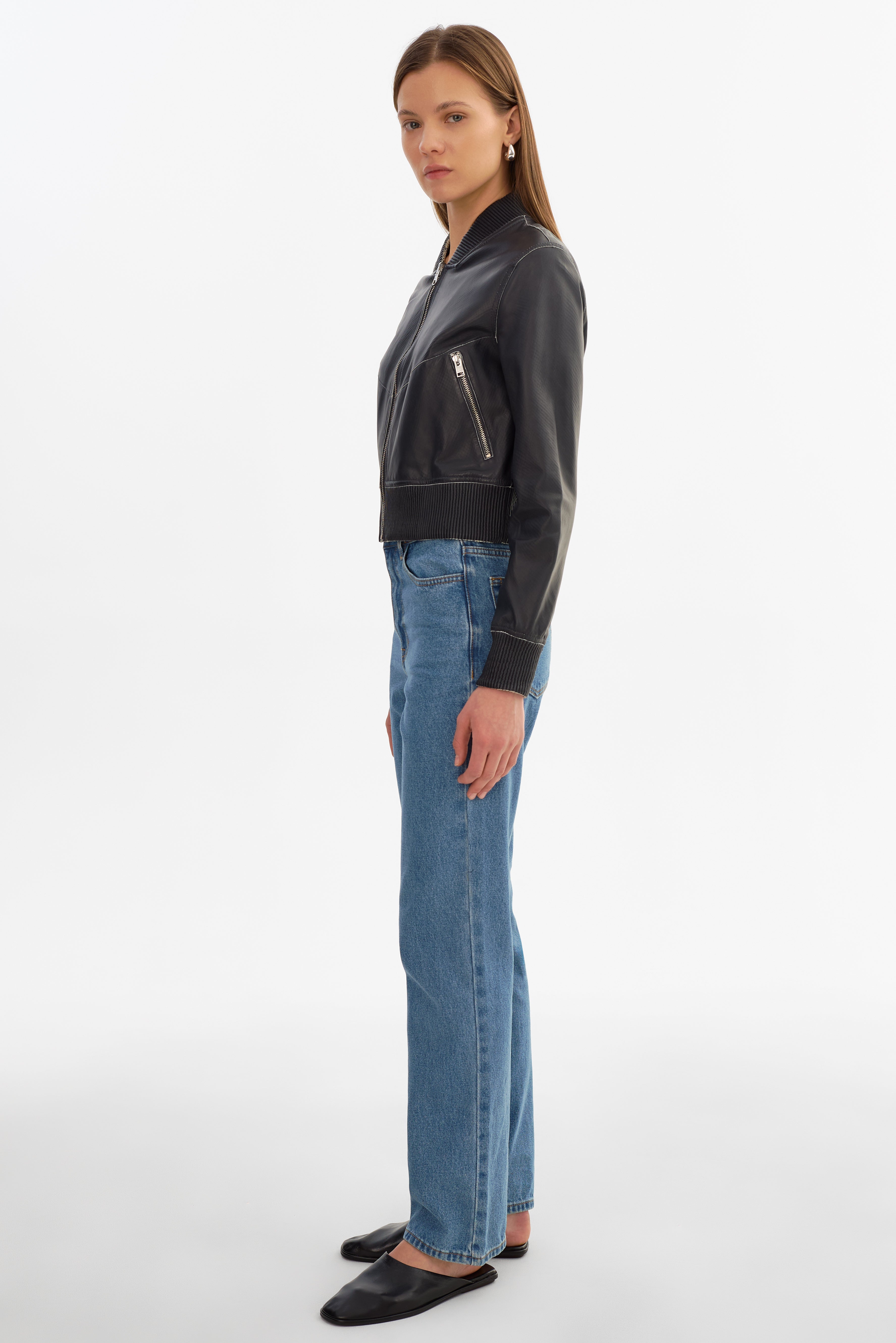 KORDELLA | Blouson aviateur réversible en cuir