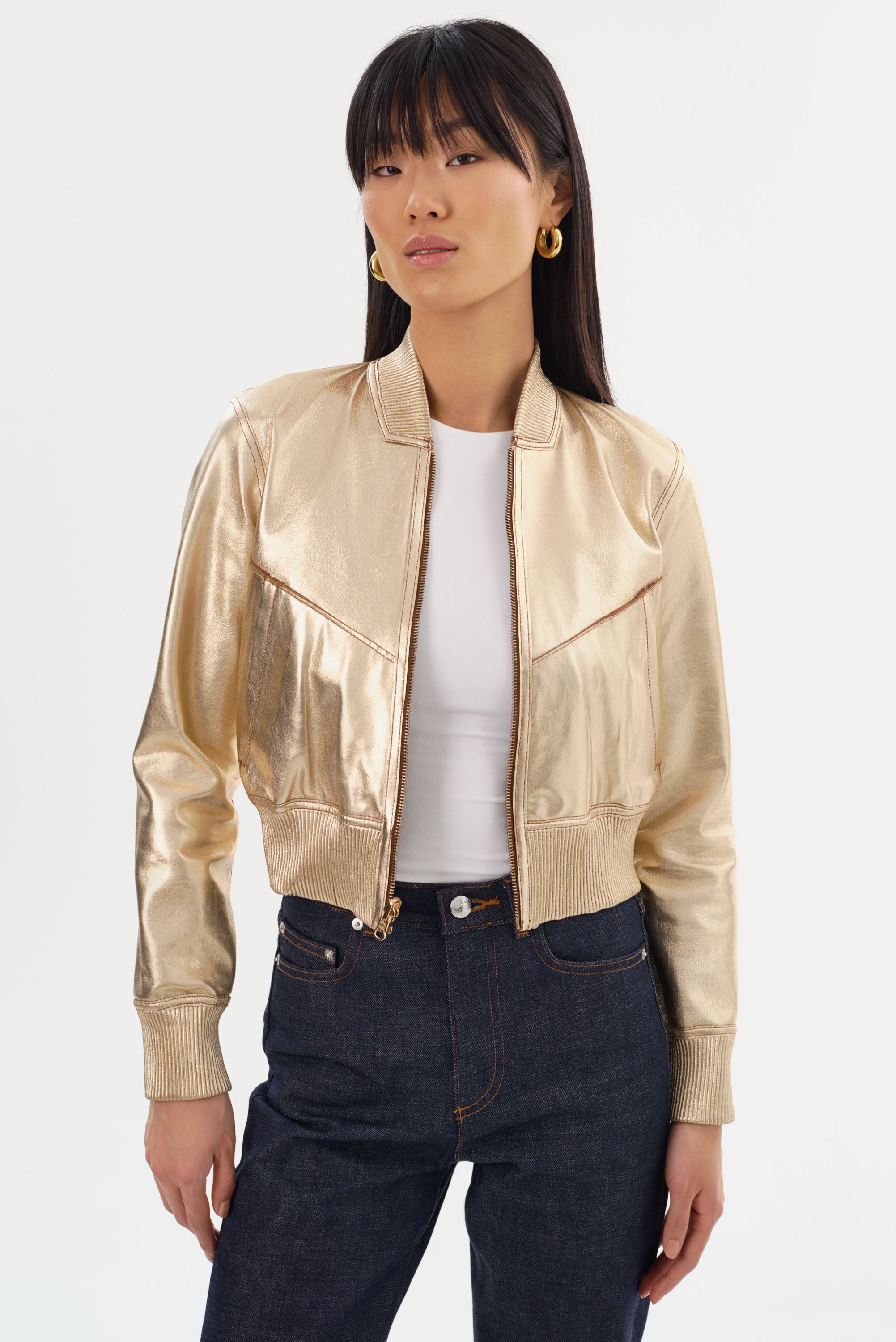 KORDELLA | Blouson aviateur réversible en cuir