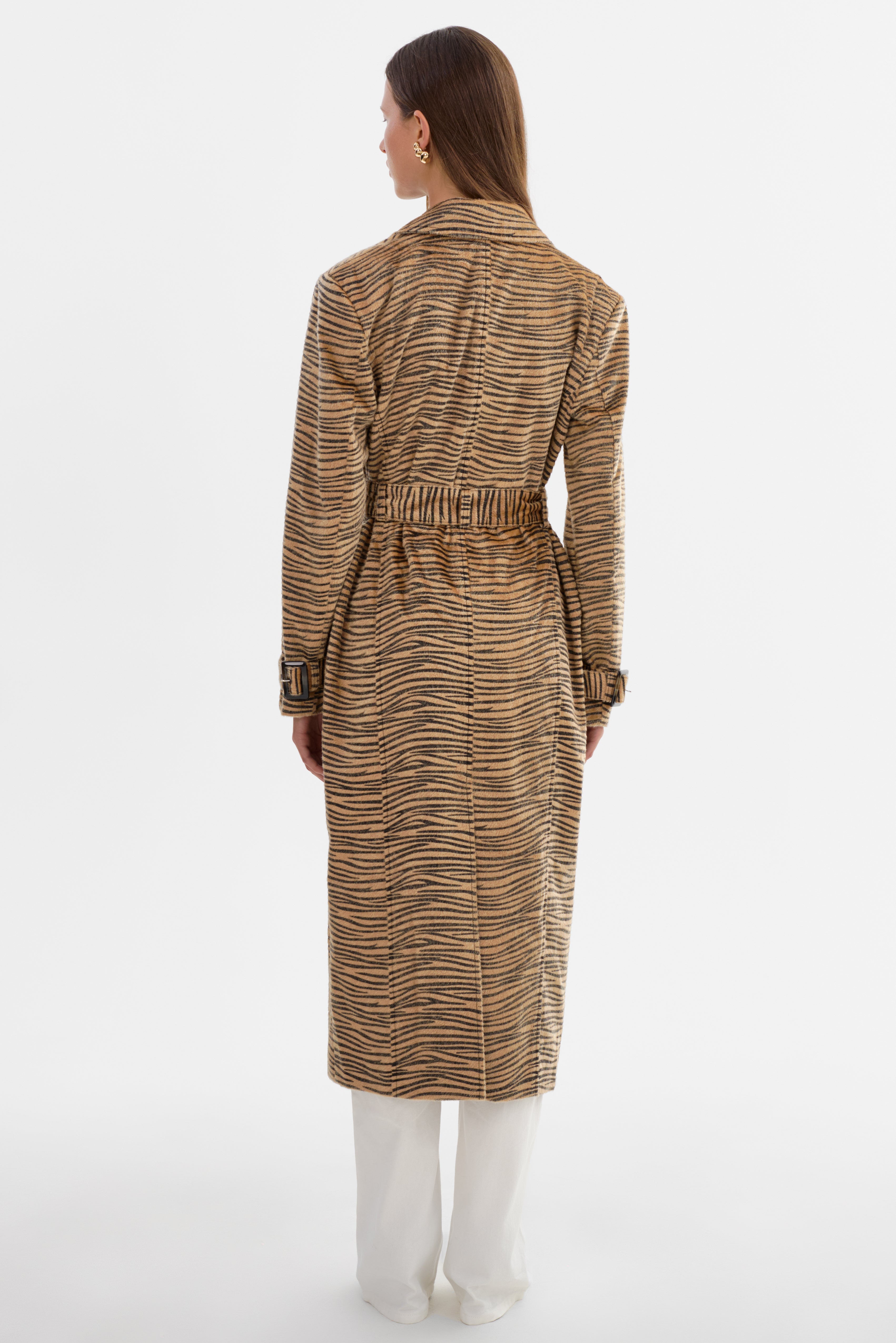 LESLIE | Trench-coat imprimé tigre