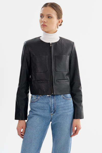 LINETTE | Leather Jacket