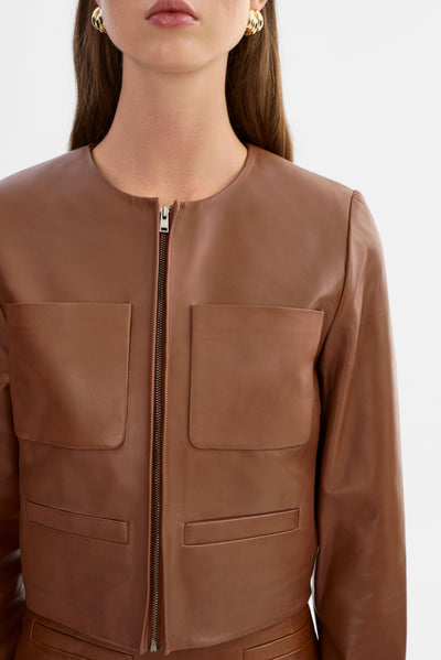 LINETTE | Veste en cuir