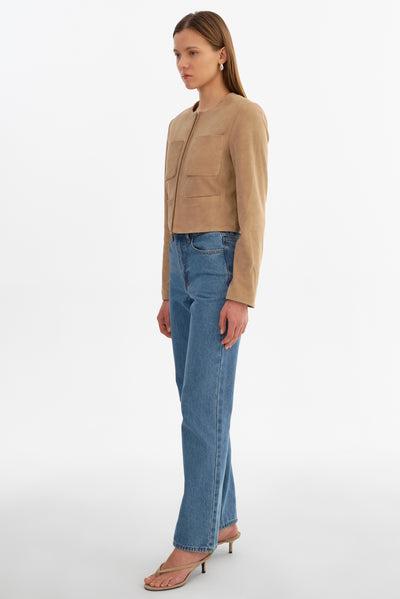 LINETTE S | Suede Jacket