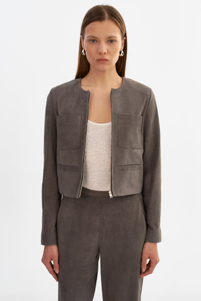 LINETTE S | Suede Jacket