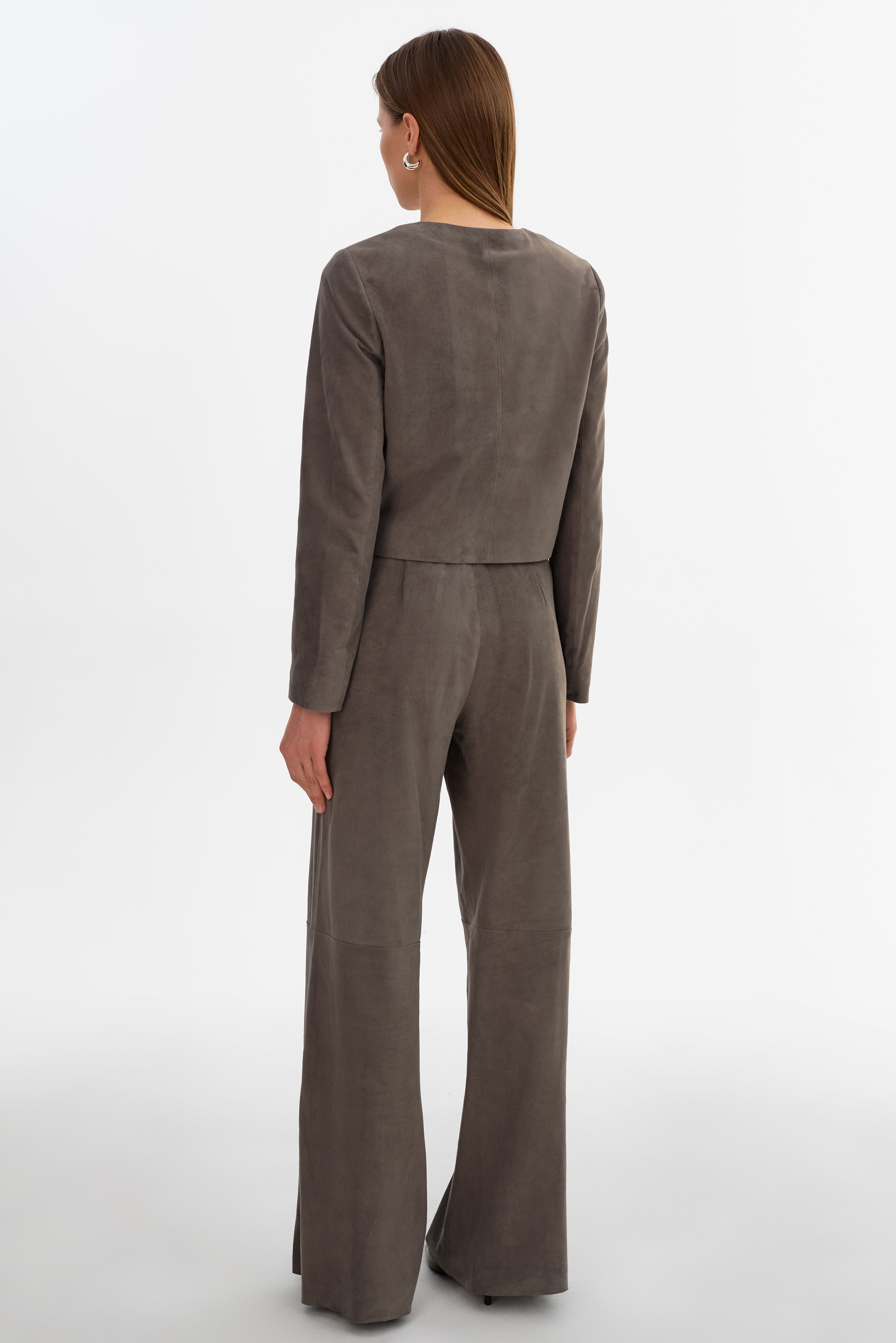 LINETE S | Veste en suède