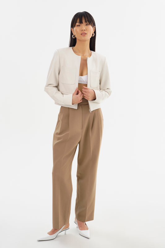 LINETTE | Veste en cuir