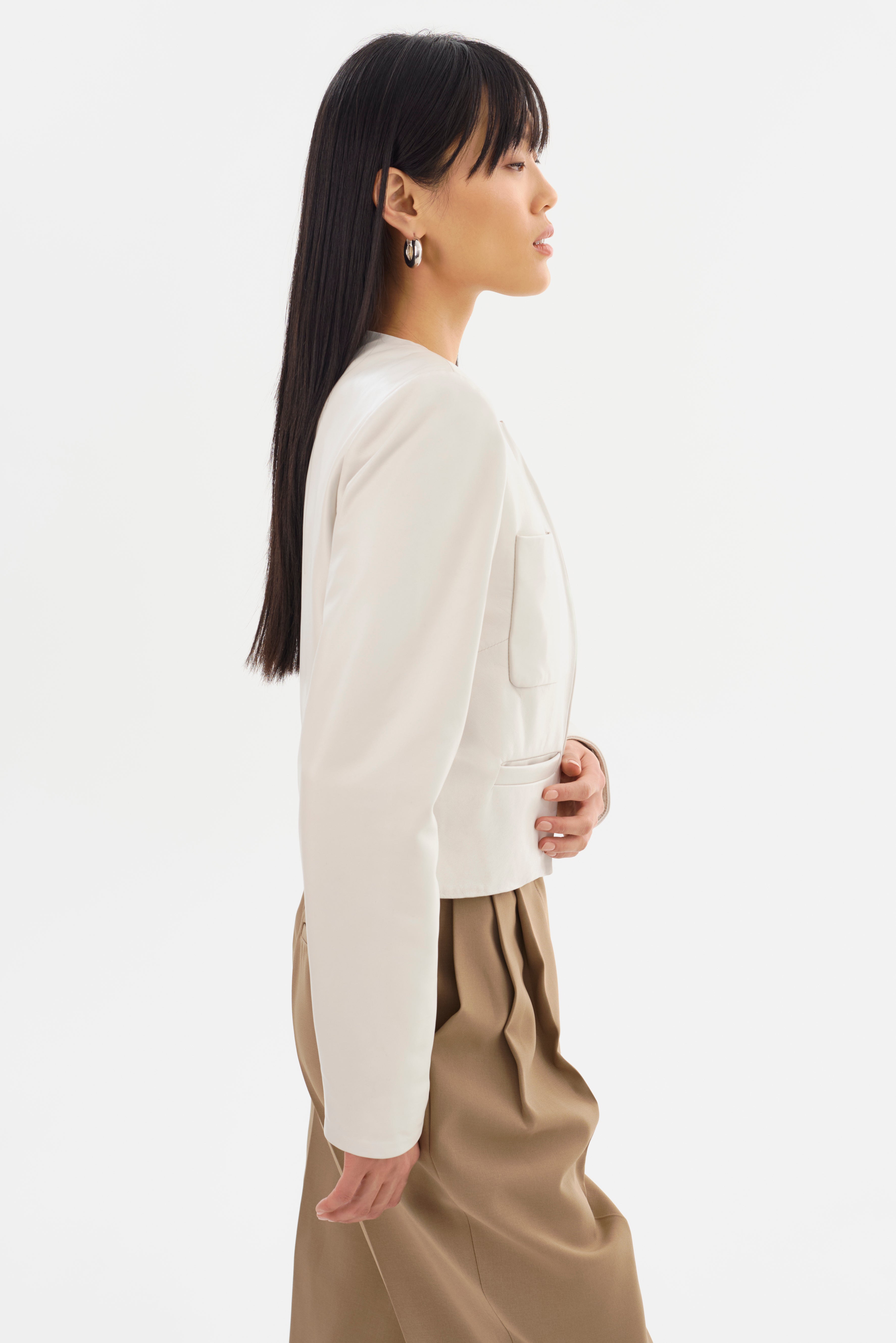LINETTE | Veste en cuir