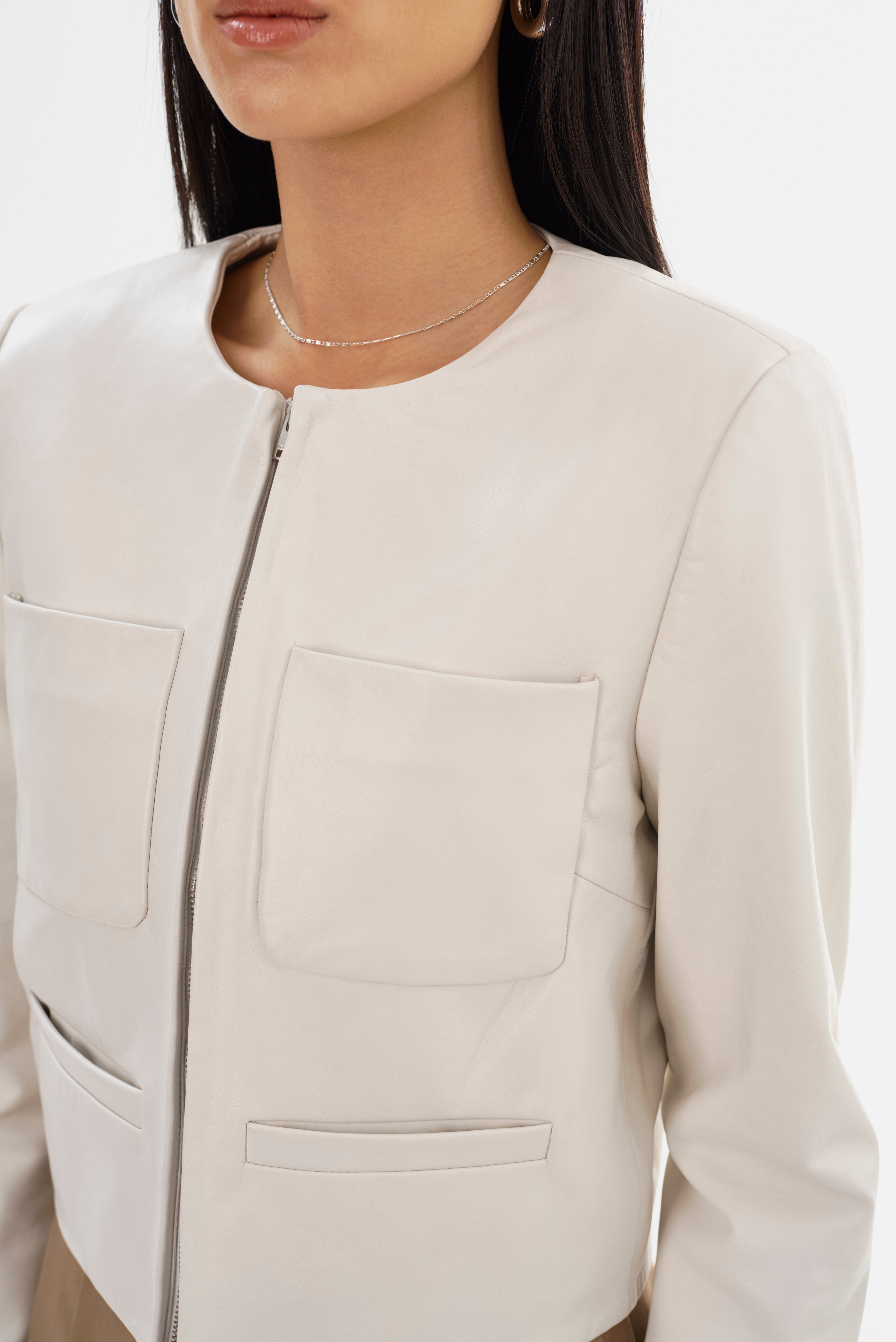 LINETTE | Veste en cuir