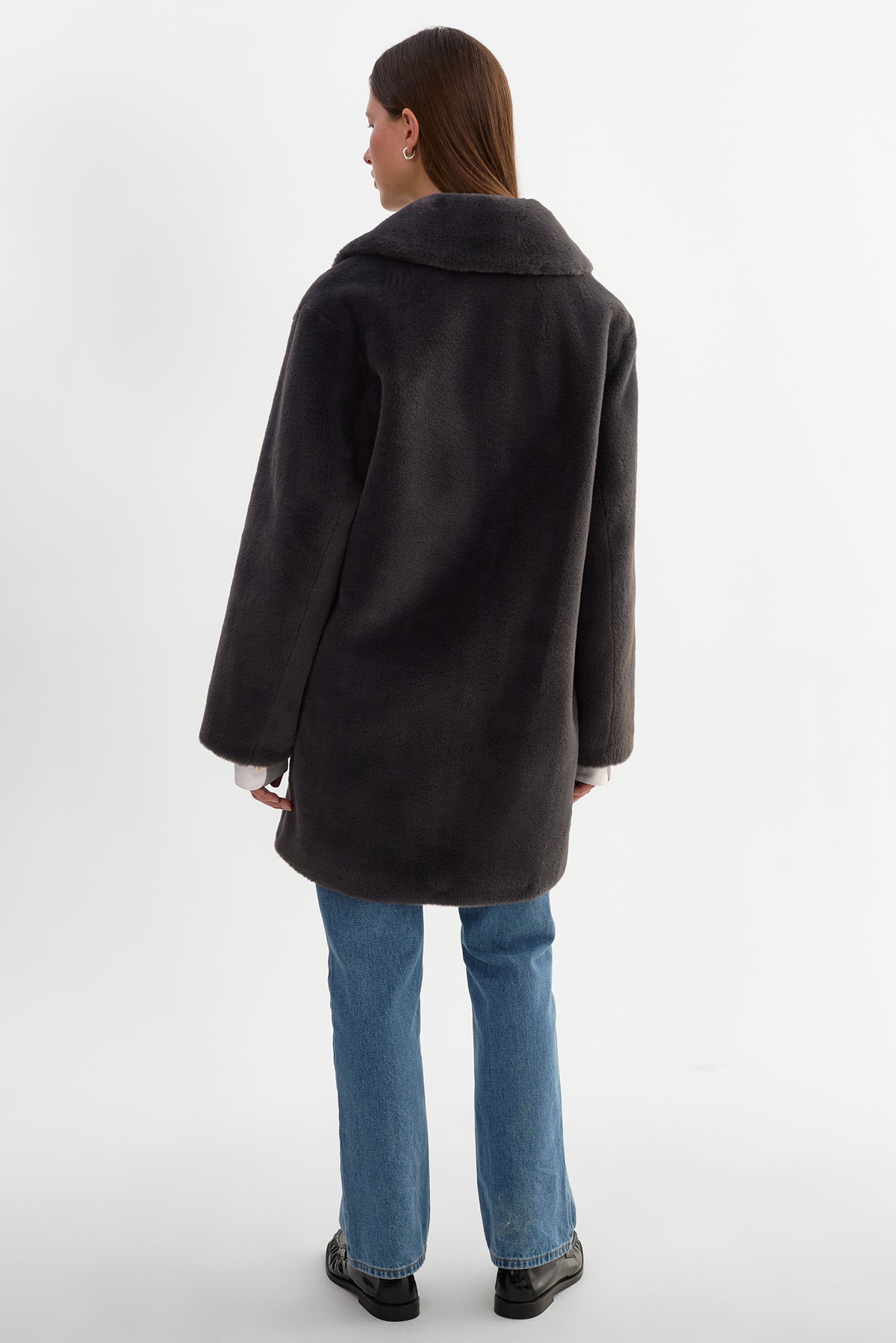 LINNEA | Manteau en Fausse Fourrure