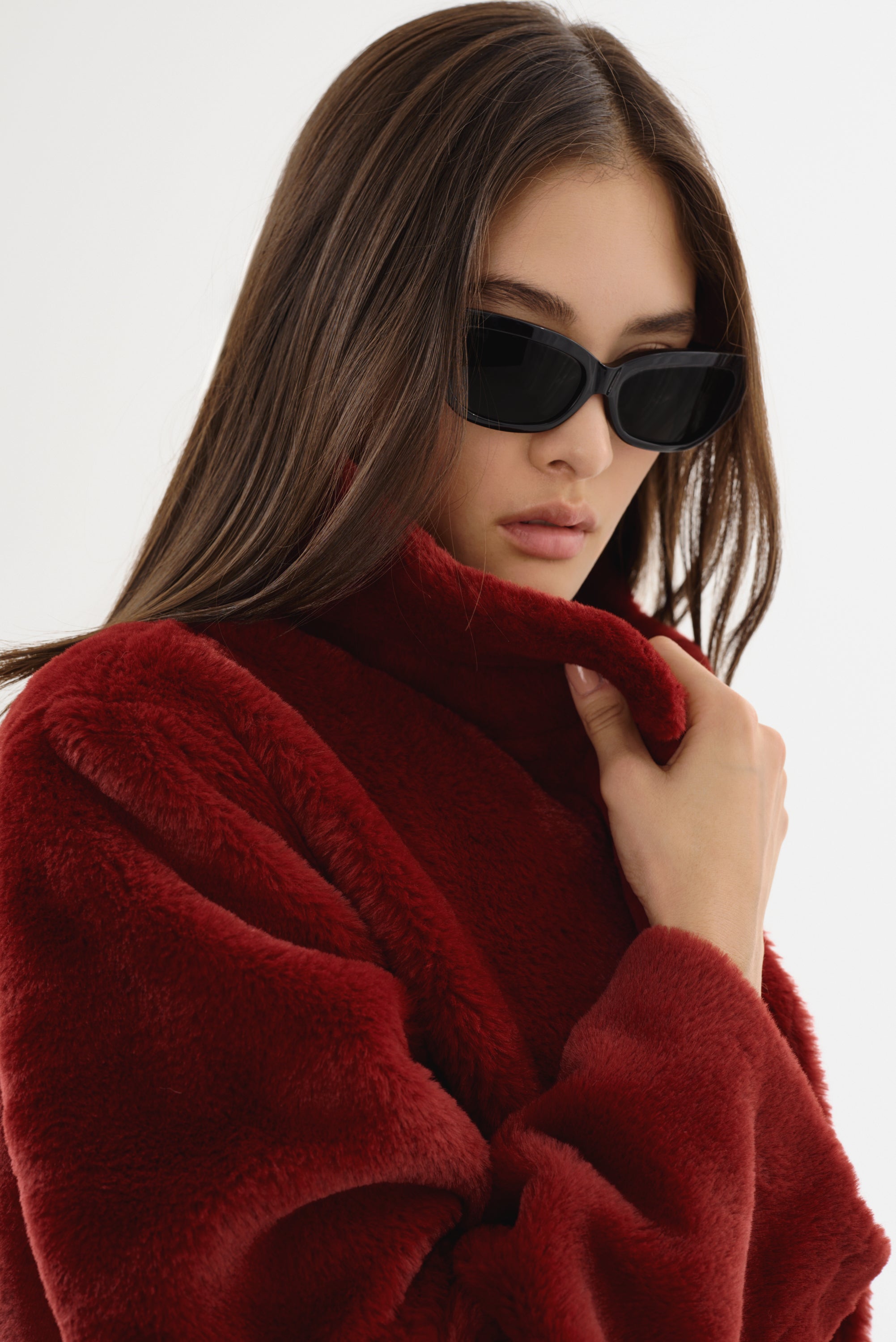 LINNEA | Manteau en Fausse Fourrure