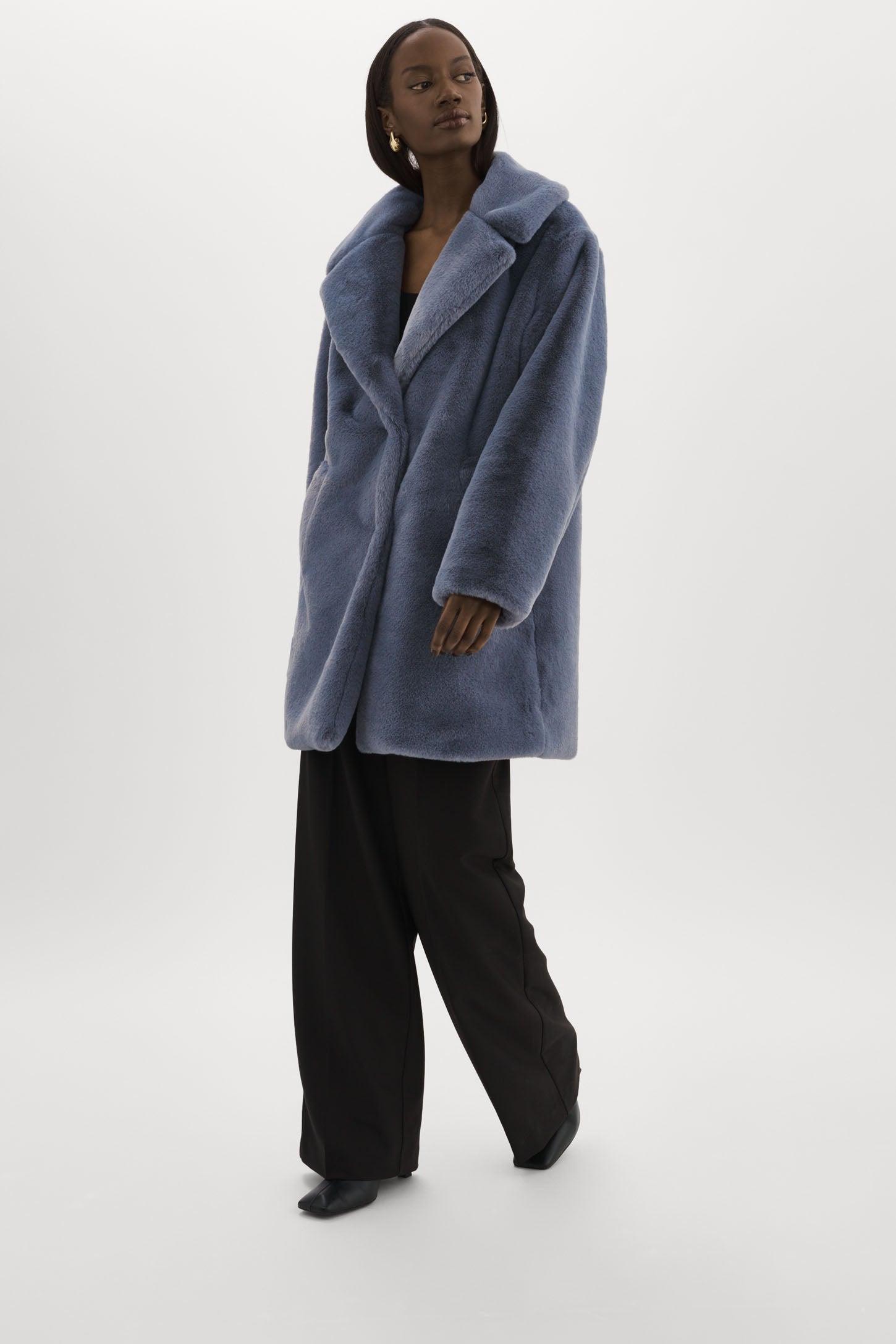Jigsaw faux hotsell fur coat