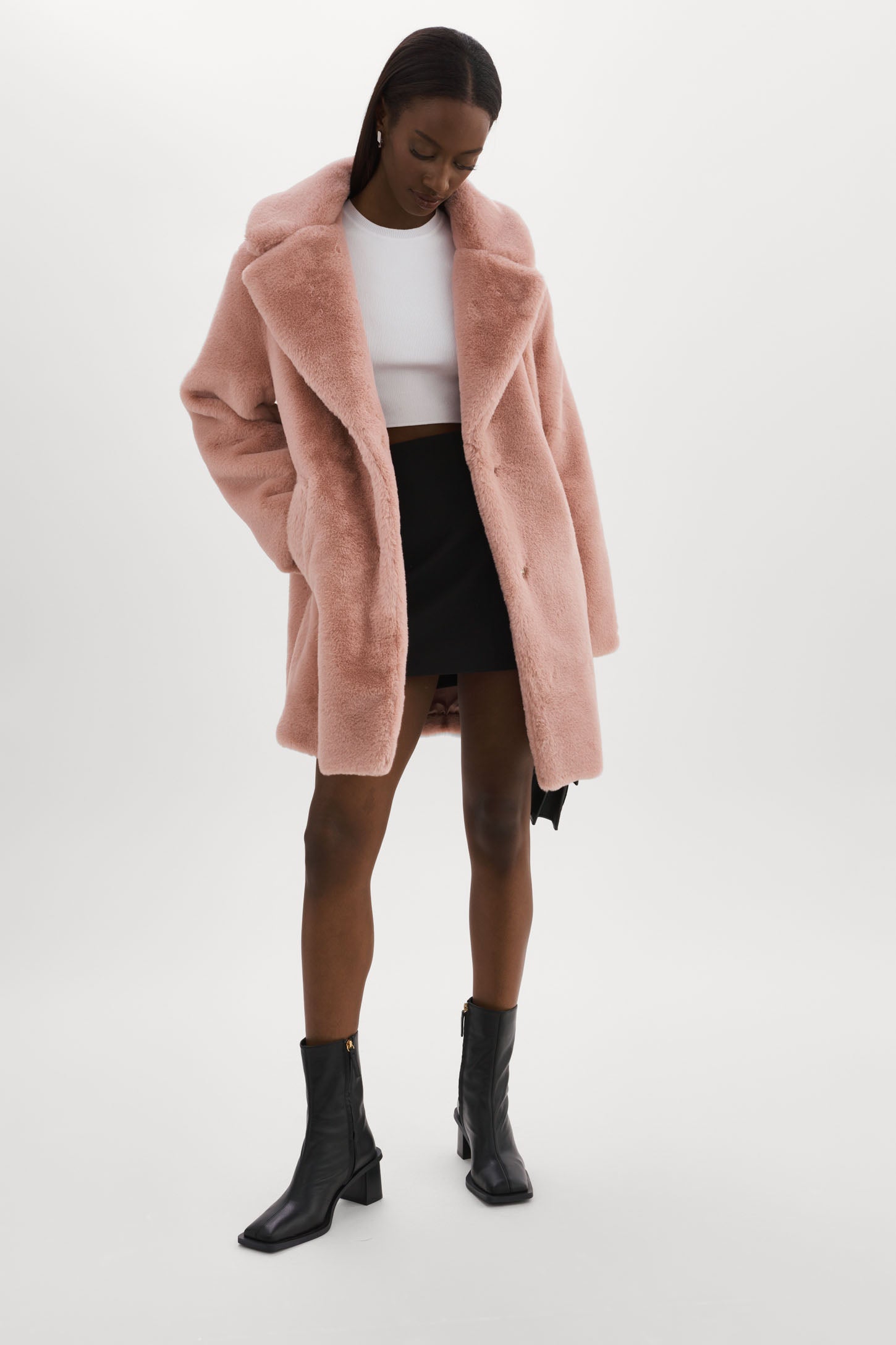 LINNEA Faux Fur Coat LAMARQUE