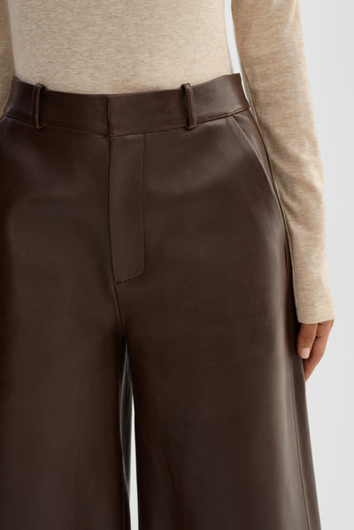 LISE | Leather Bermuda Shorts