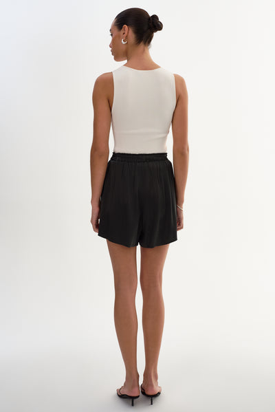 LIZZIE | Pull-On Satin Shorts