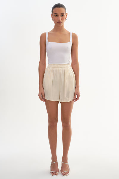 LIZZIE | Pull-On Satin Shorts